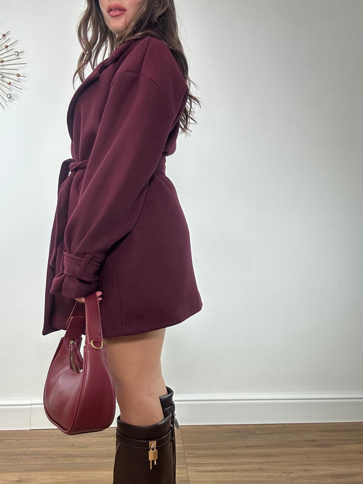 Cappotto M13381 - Bordeaux