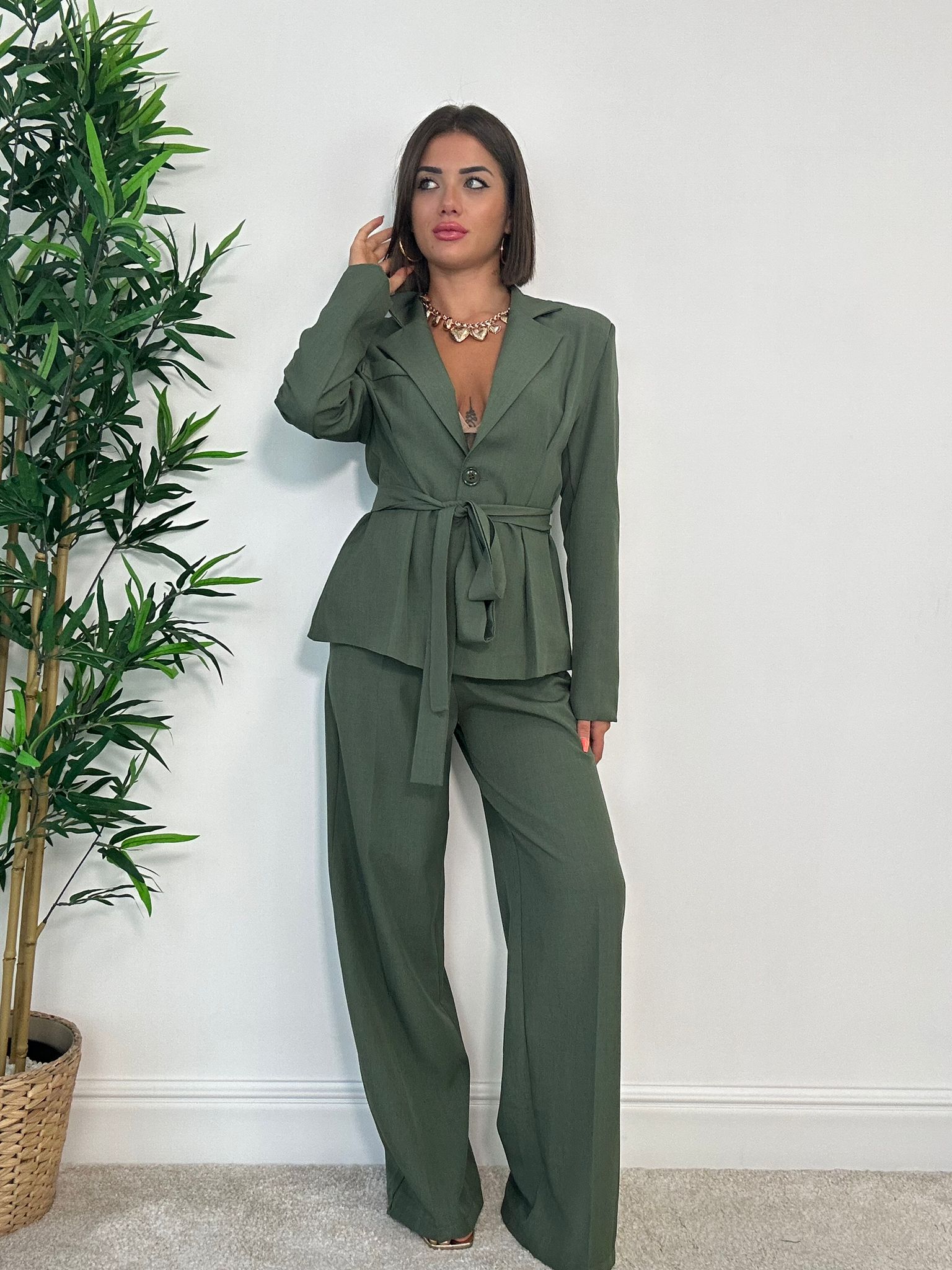 Tailleur Madrid (Blazer + Pantalone) Verde