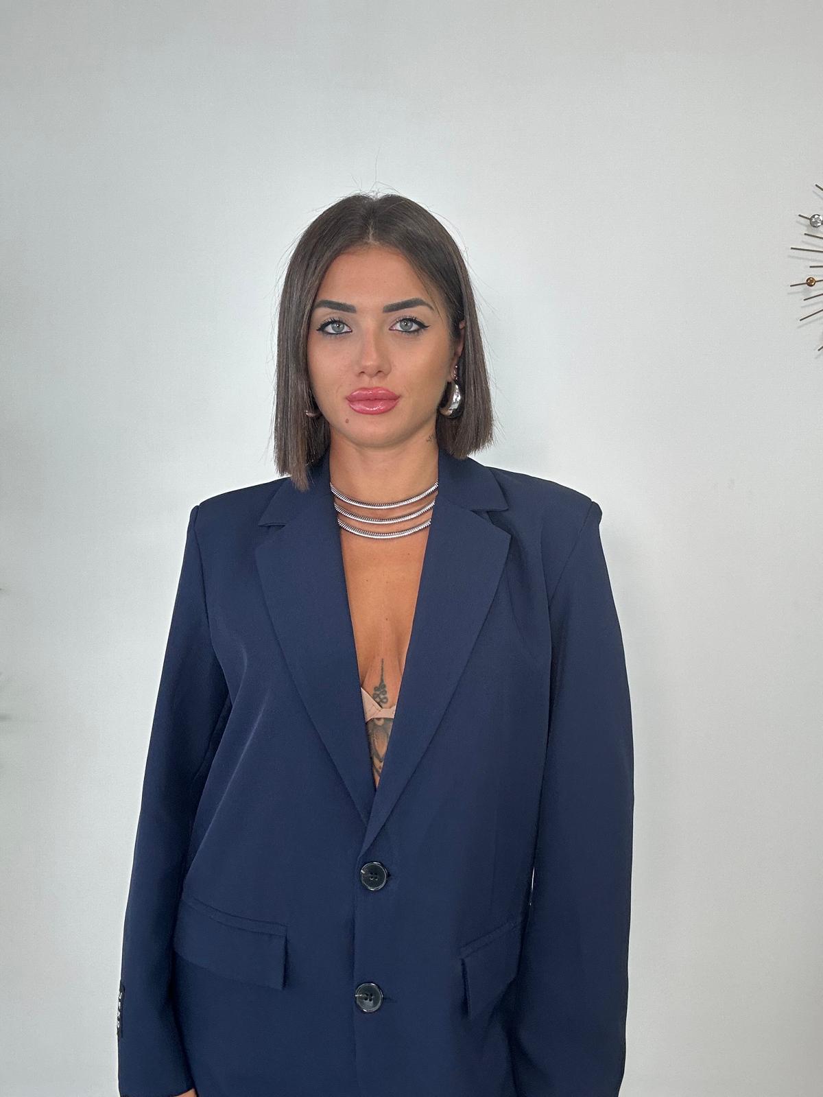 Coordinato Cordoba (Blazer + Bermuda) Blu