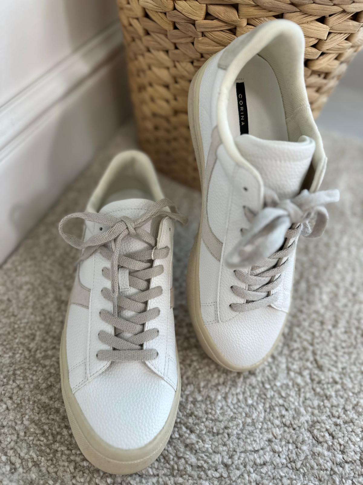 Sneakers Corina - Bianco e Beige