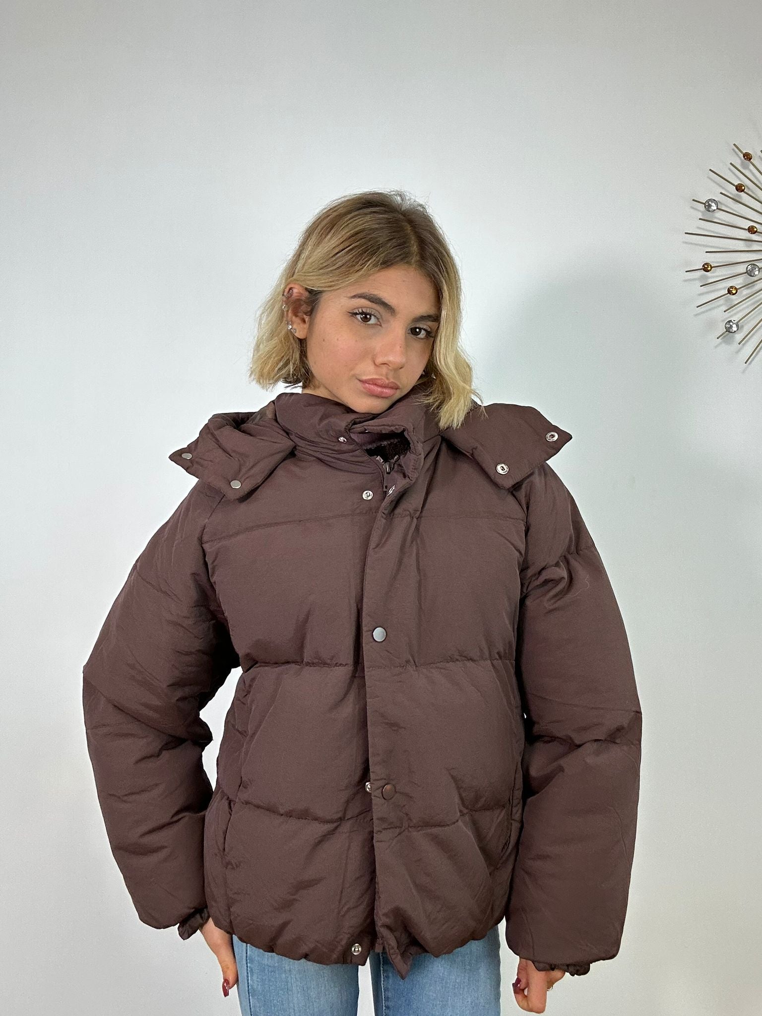 Giubbotto Bomber ALG1003 - Marrone