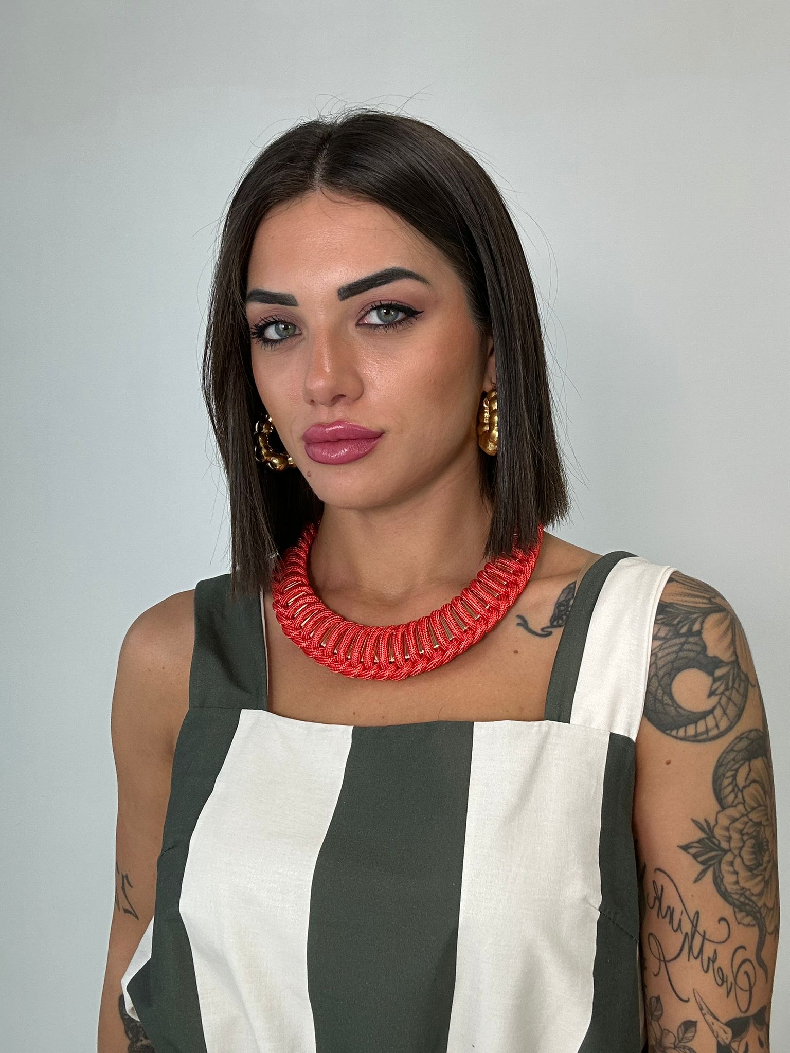 Choker Halskette - Orange