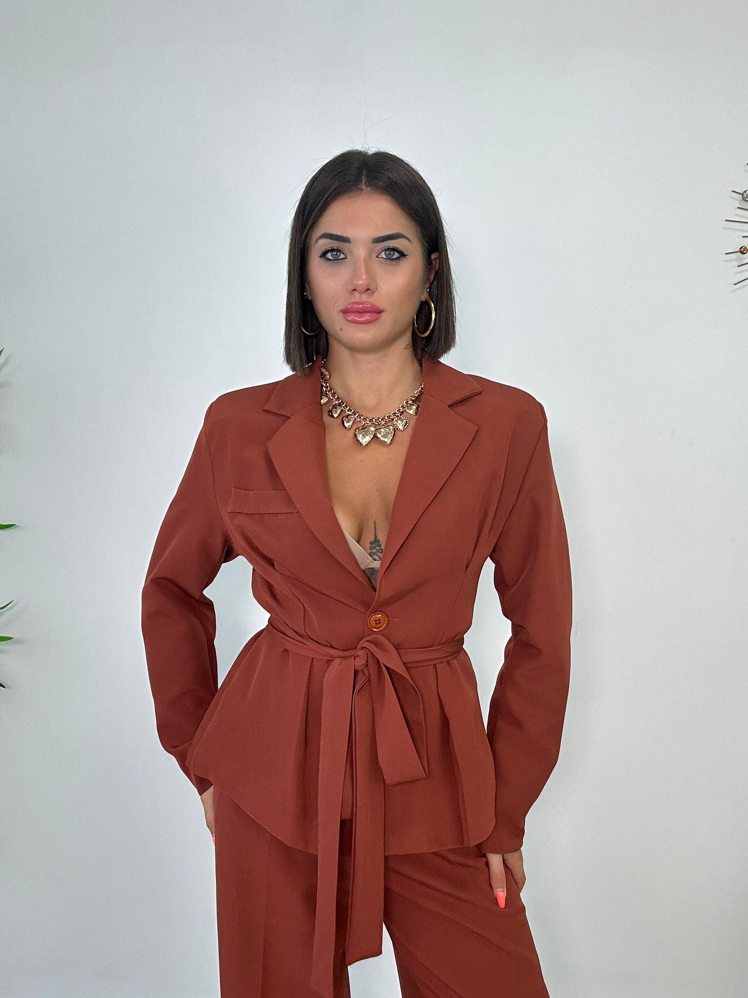 Tailleur Madrid (Blazer + Pantalone) Coccio