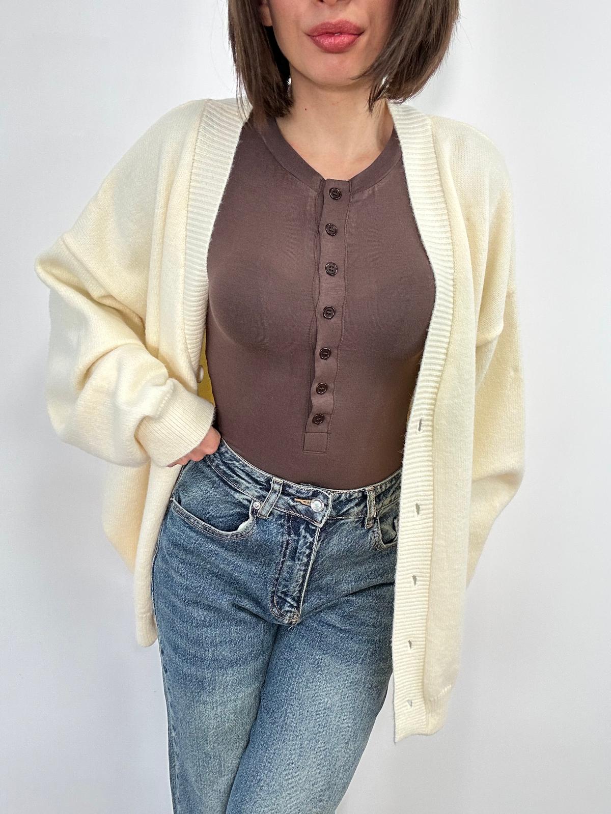 Cardigan 901 - Panna