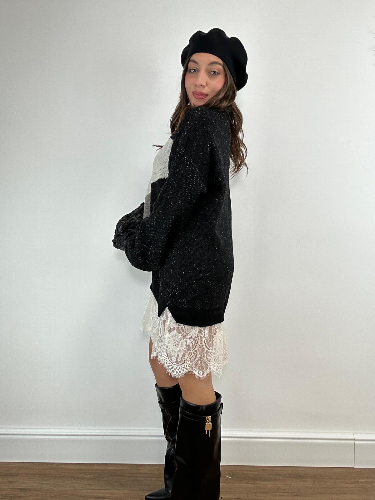 PREORDINE IN ARRIVO 25 NOVEMBRE - Abito 25865 - Nero