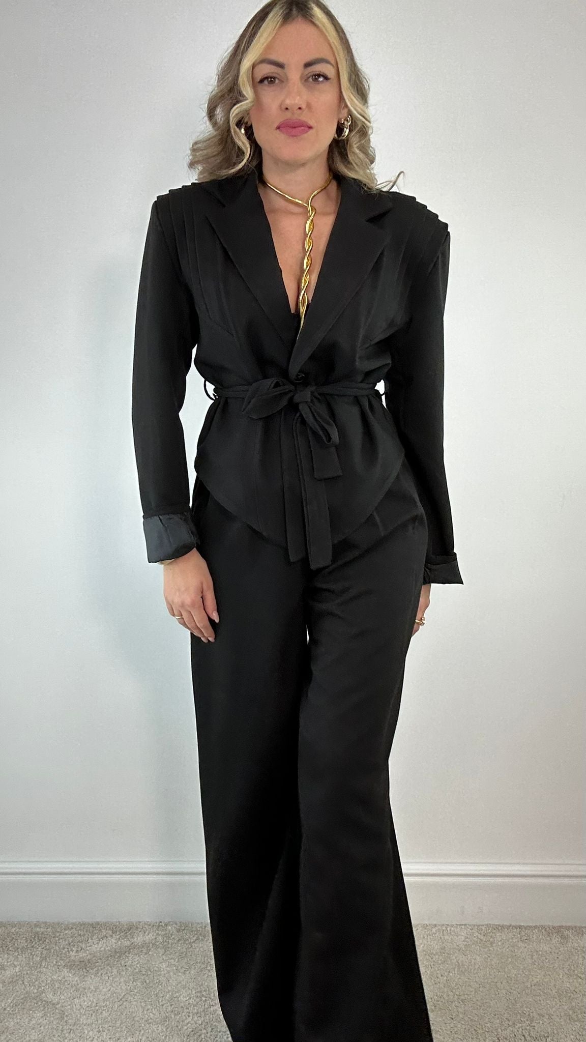 Tailleur Mar66673 (Blazer + Pantalone) Nero