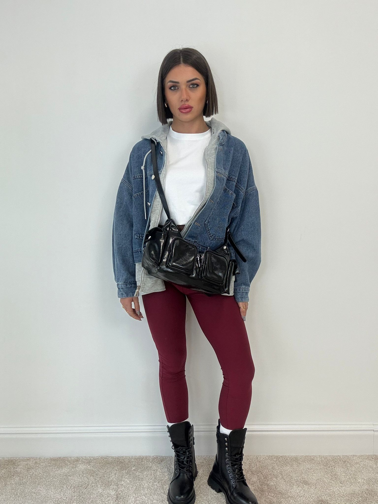 Leggings basiques - Bordeaux