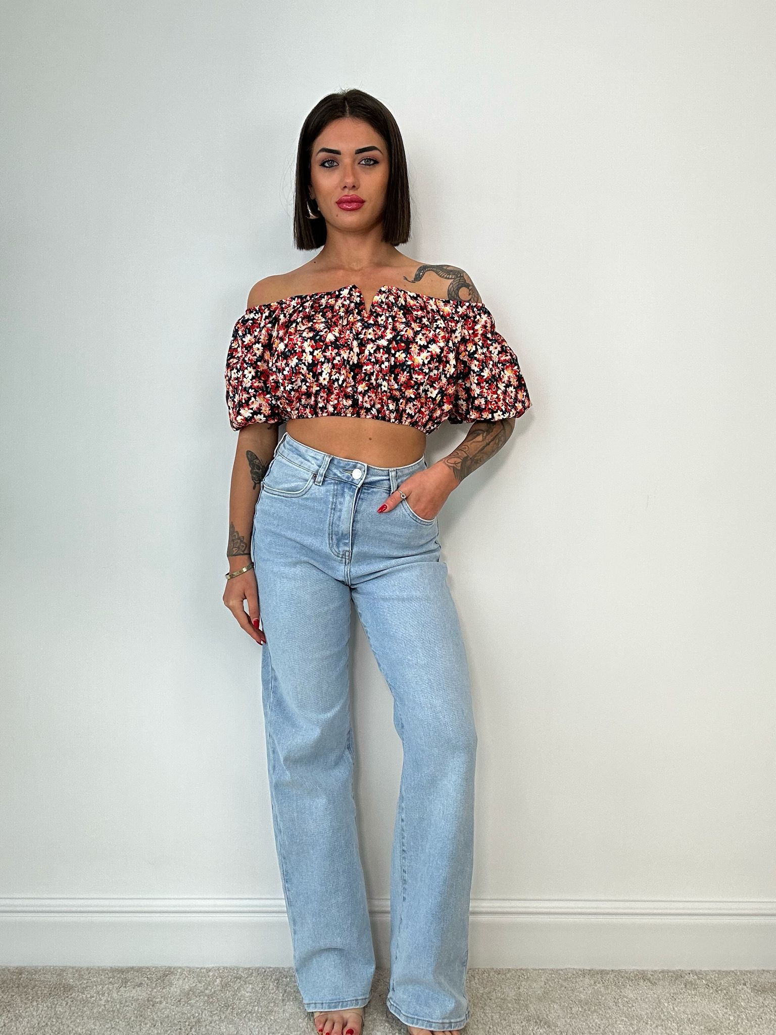 Jeans Wide Leg - Lavaggio Chiaro
