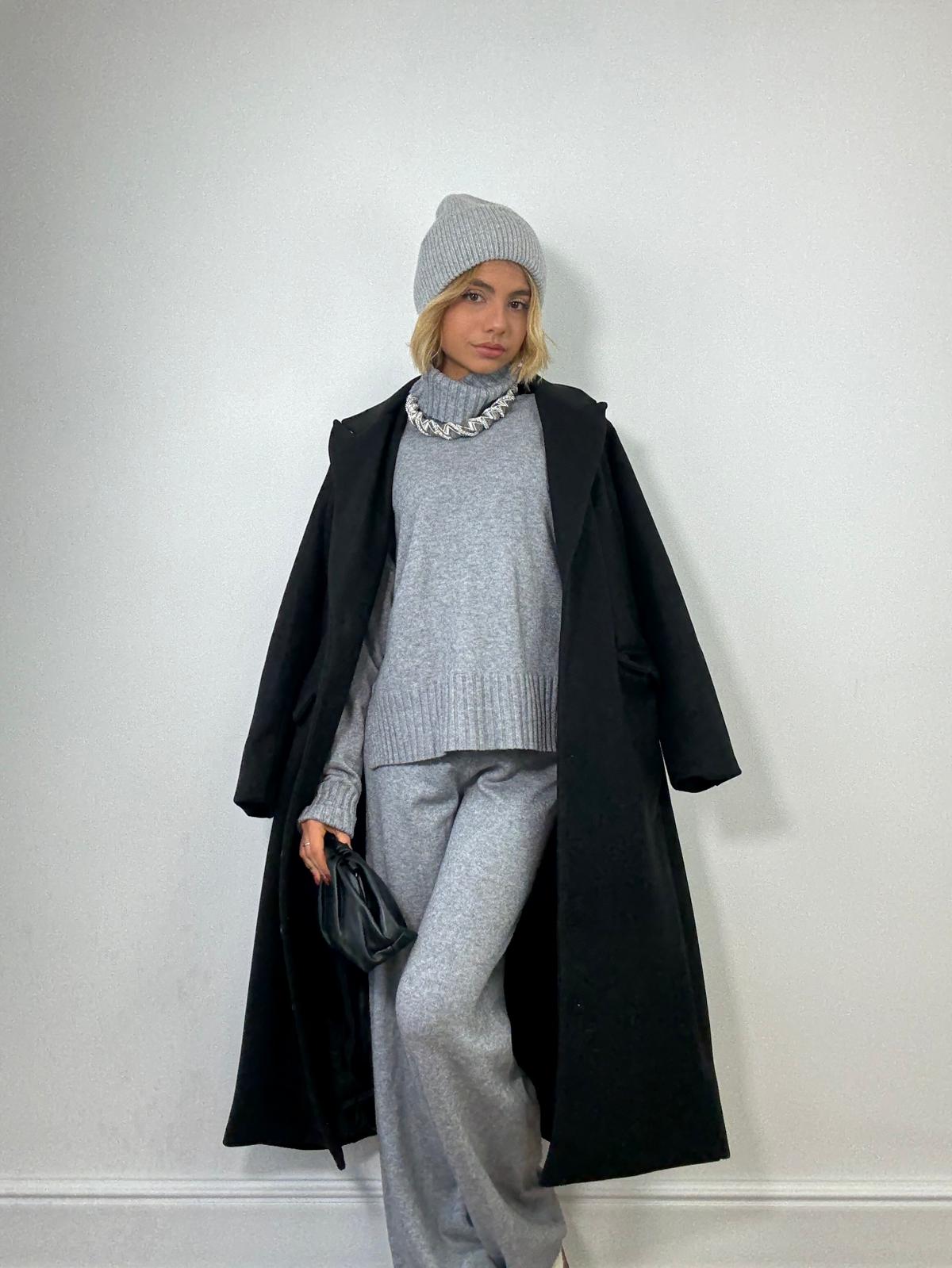 Coordinato AL016B (Maglione + Pantalone) Grigio