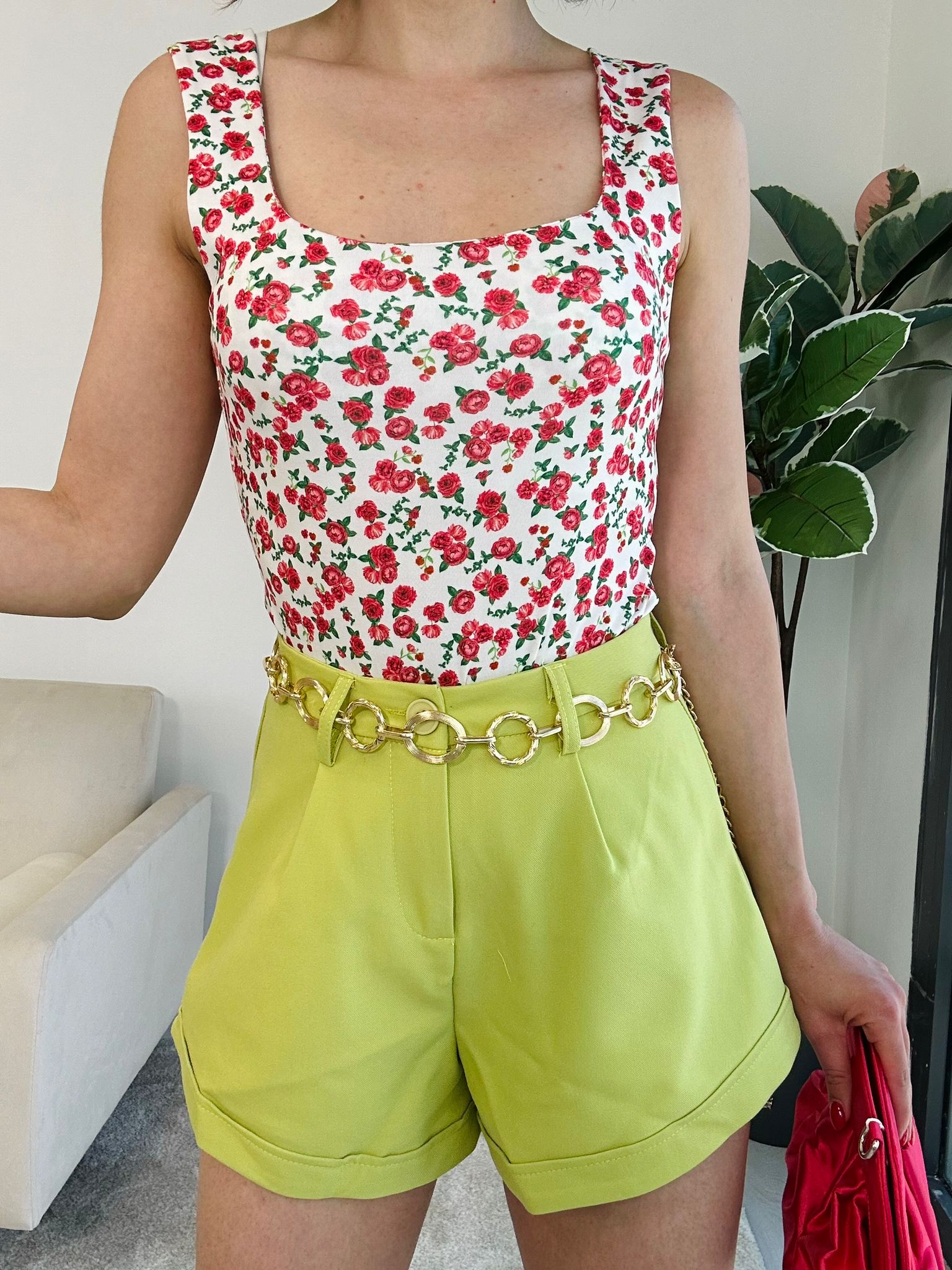 Shorts a campana - Verde Lime
