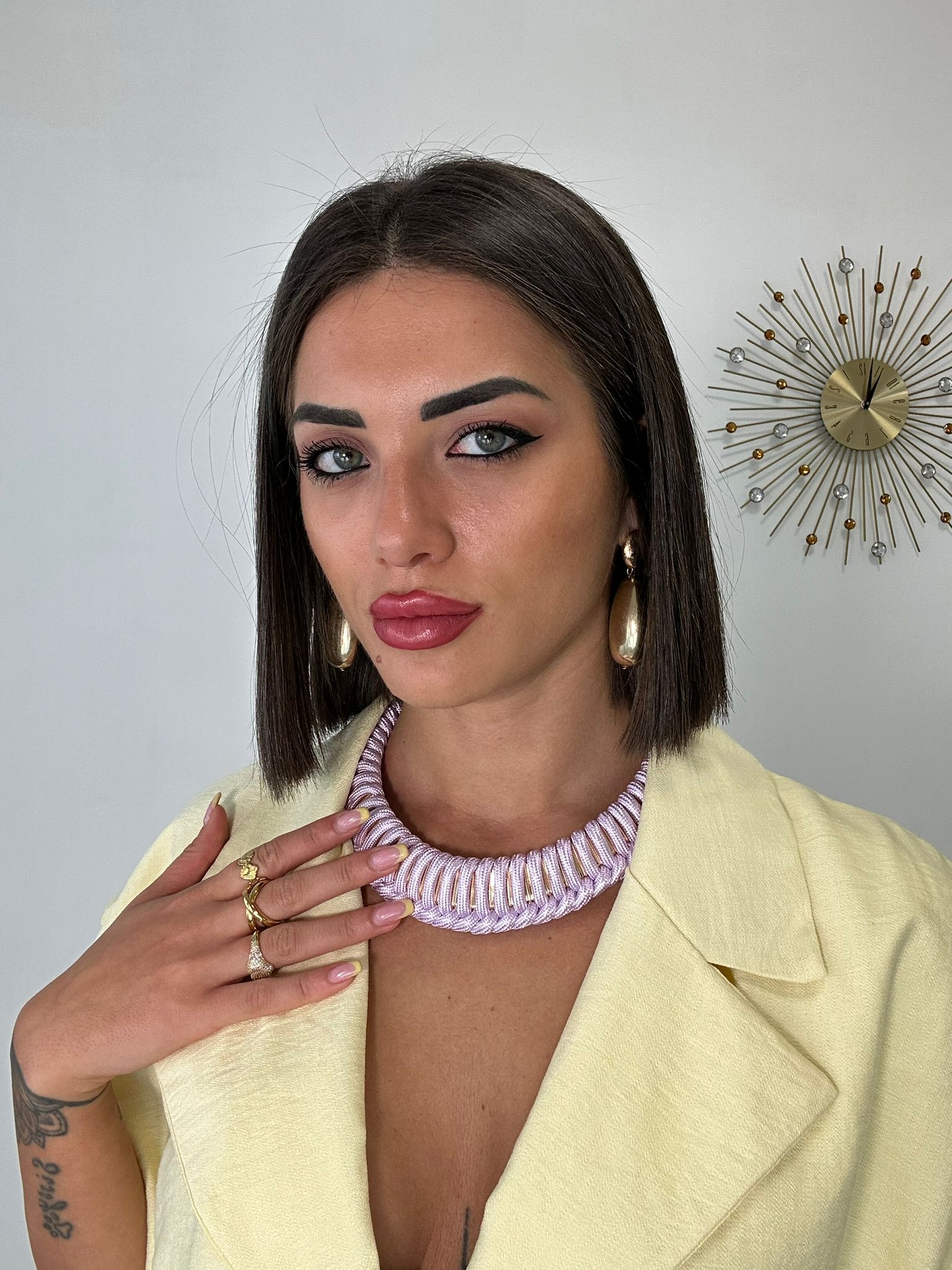 Choker Halskette - Flieder