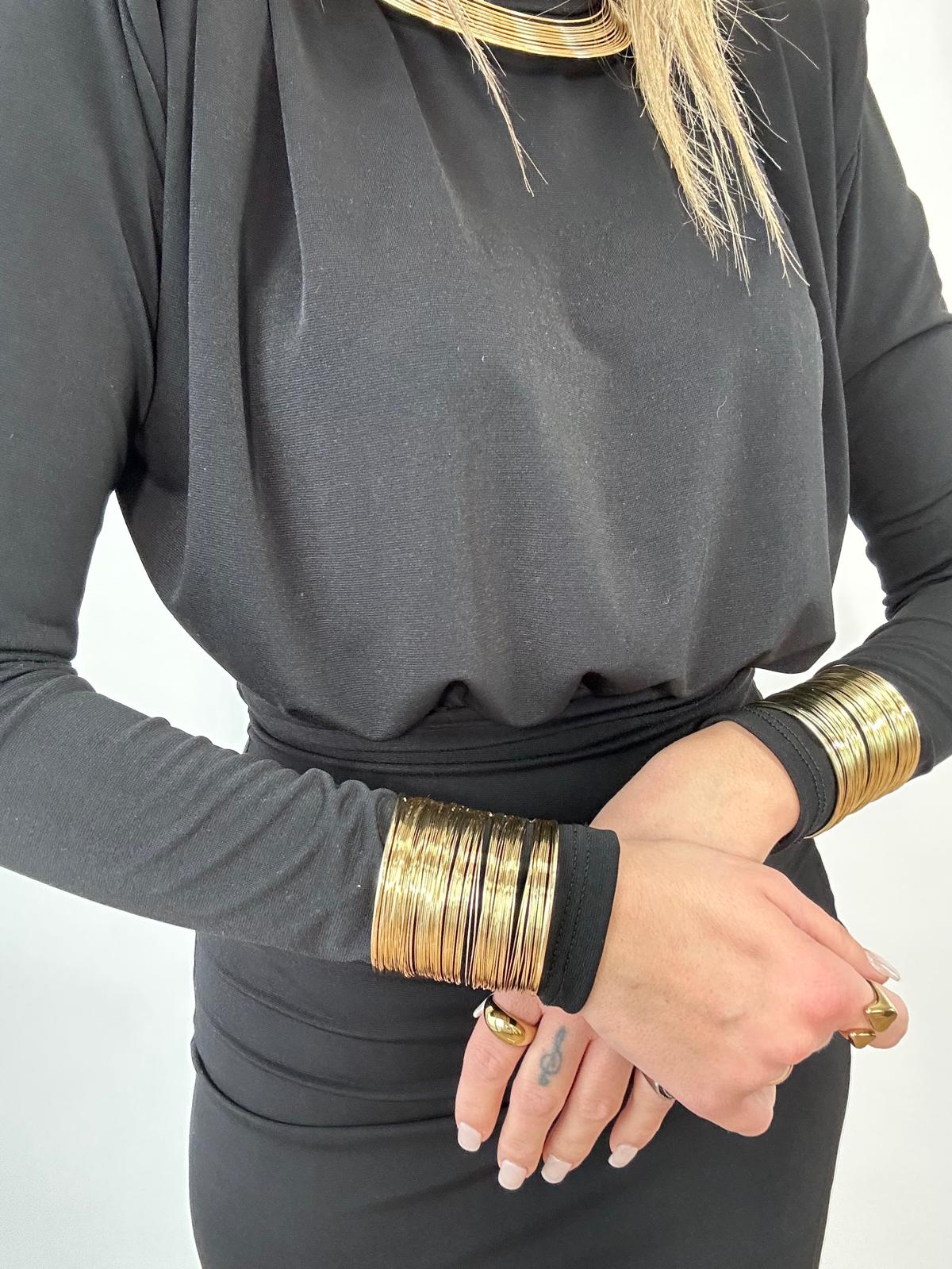 Bracciale con fili - Oro