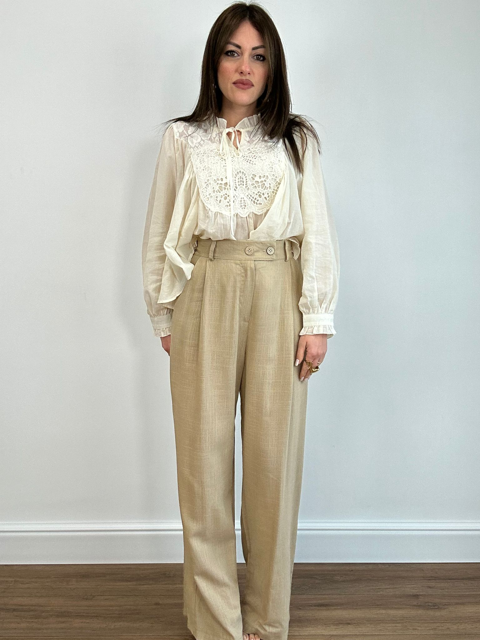 Pantalone 5845 - Beige