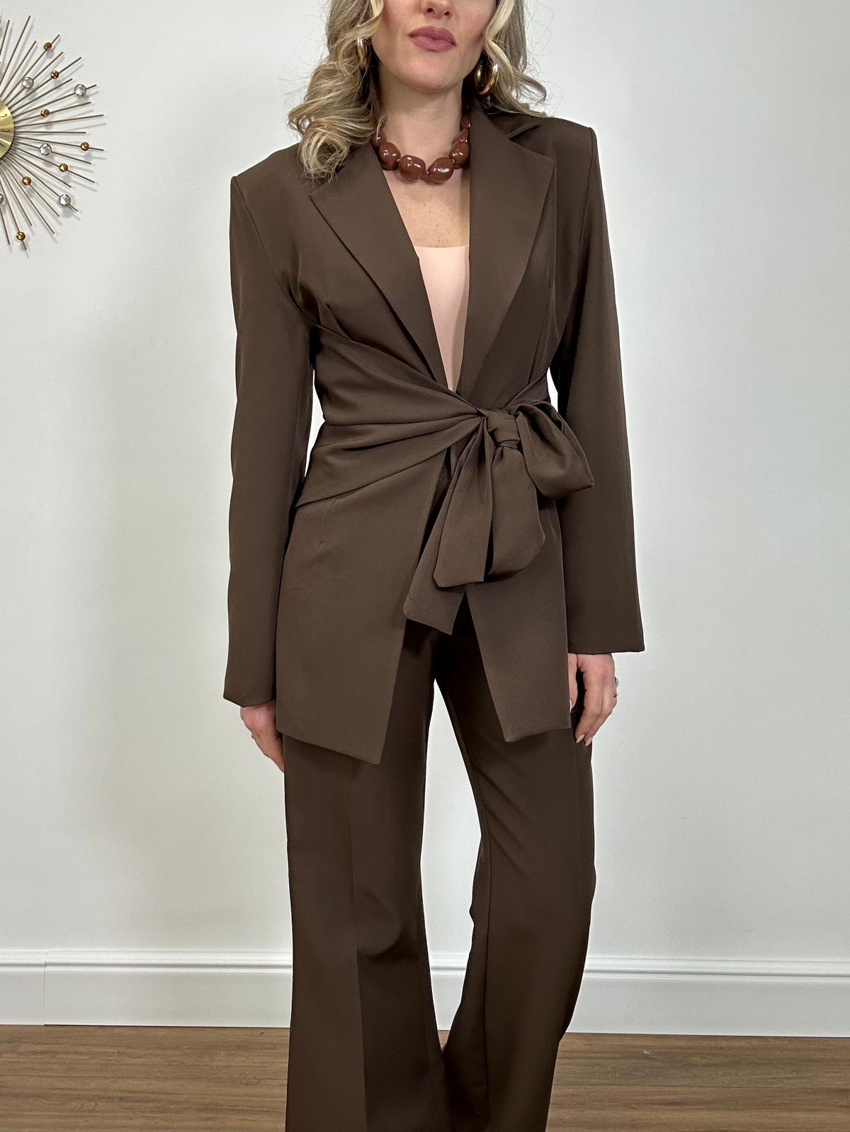 Tailleur 26012 (Blazer + Pantalone) Marrone