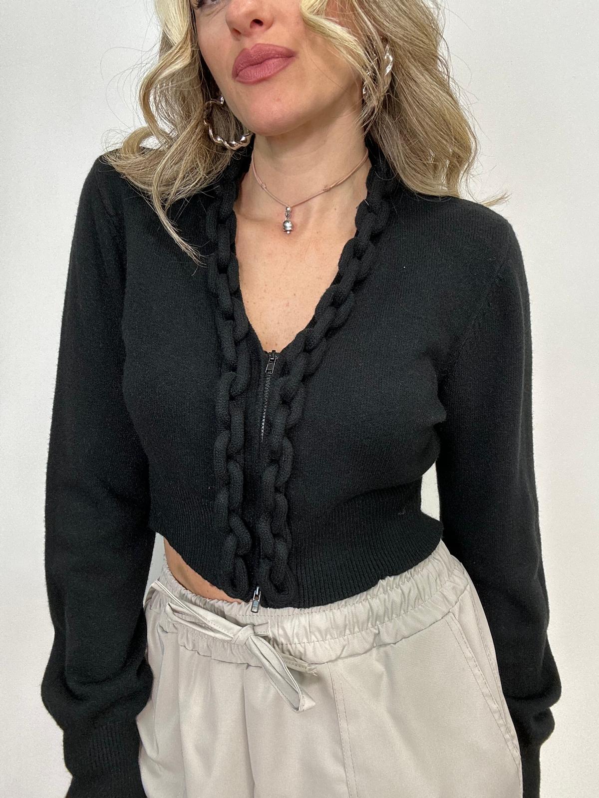 Cardigan DL7121 - Nero