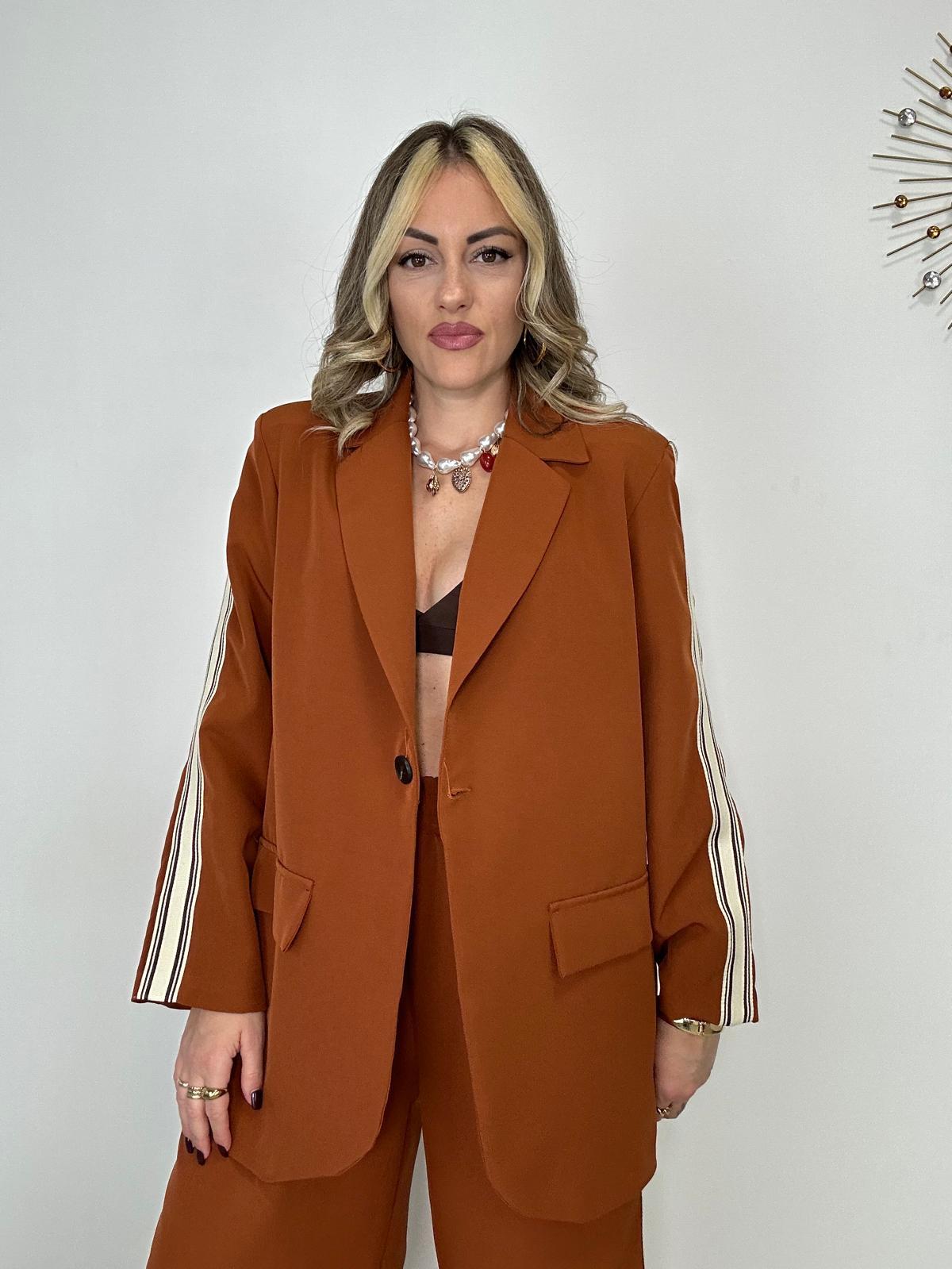 Tailleur M10180 (Blazer + Pantalone) Arancione