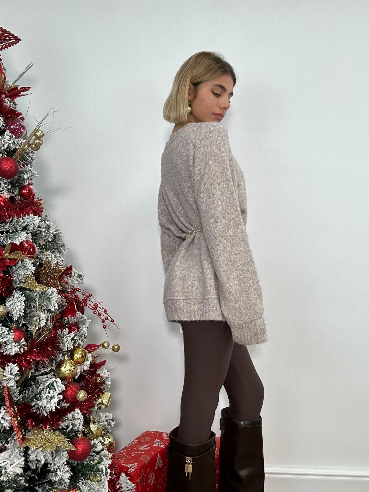 Maglione 33959 - Beige