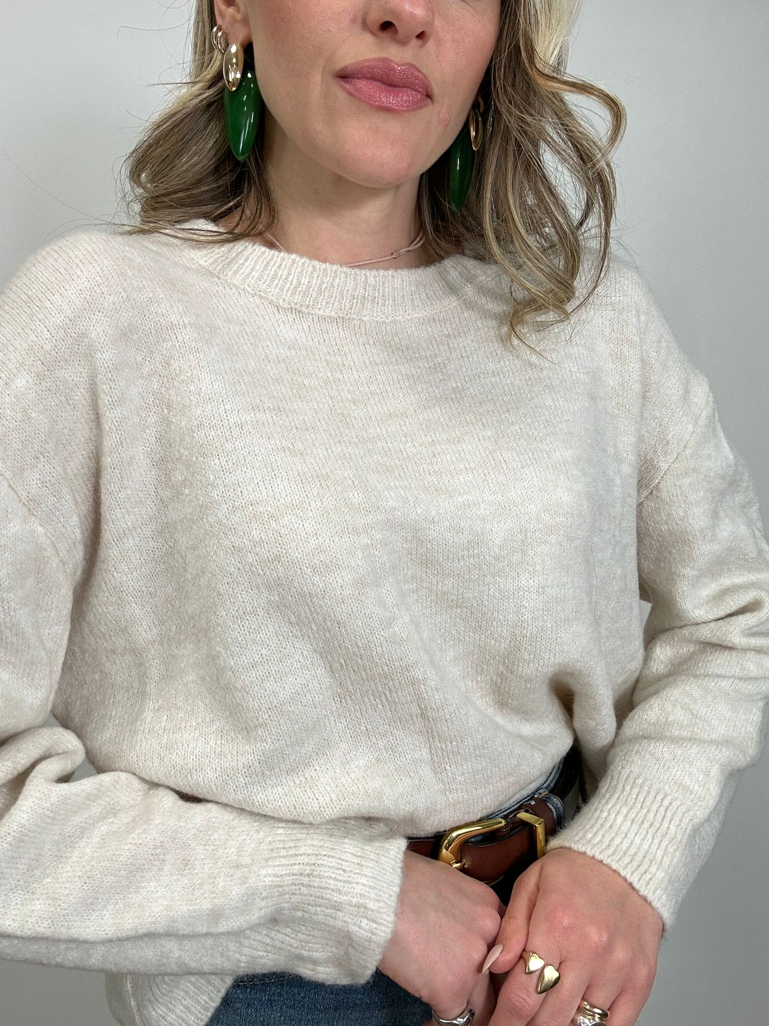 Pullover 0958 - Beige