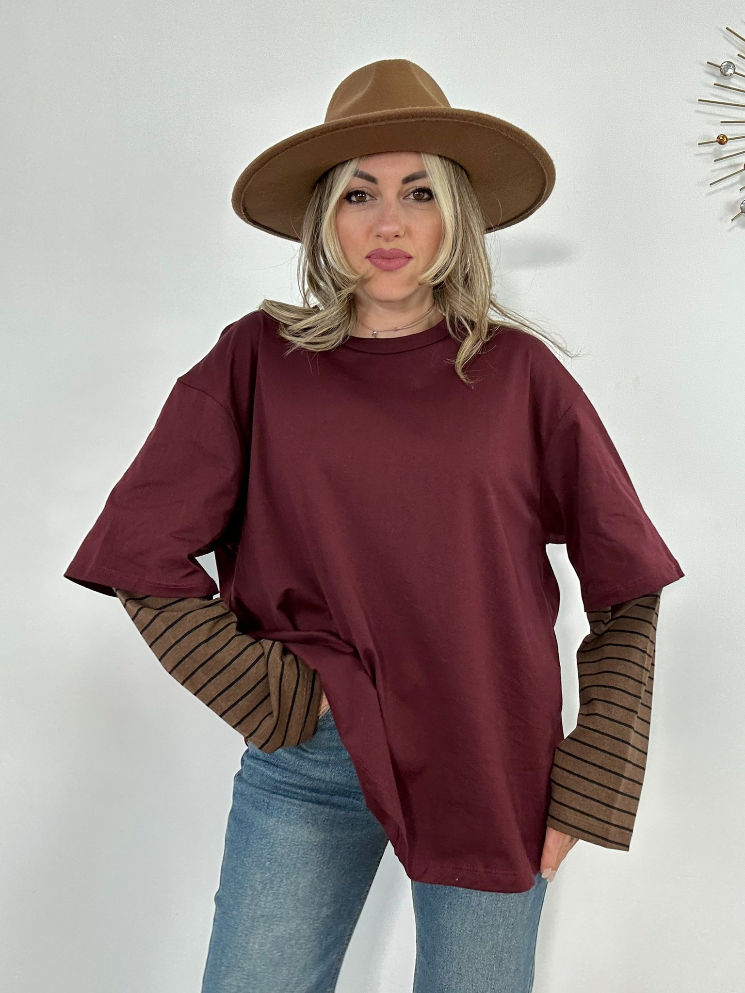 Maglia 2663 - Bordeaux