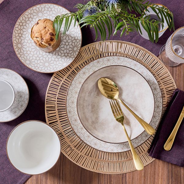 SERVIZIO PIATTO CERAMICA 18pz HABANA MADISON