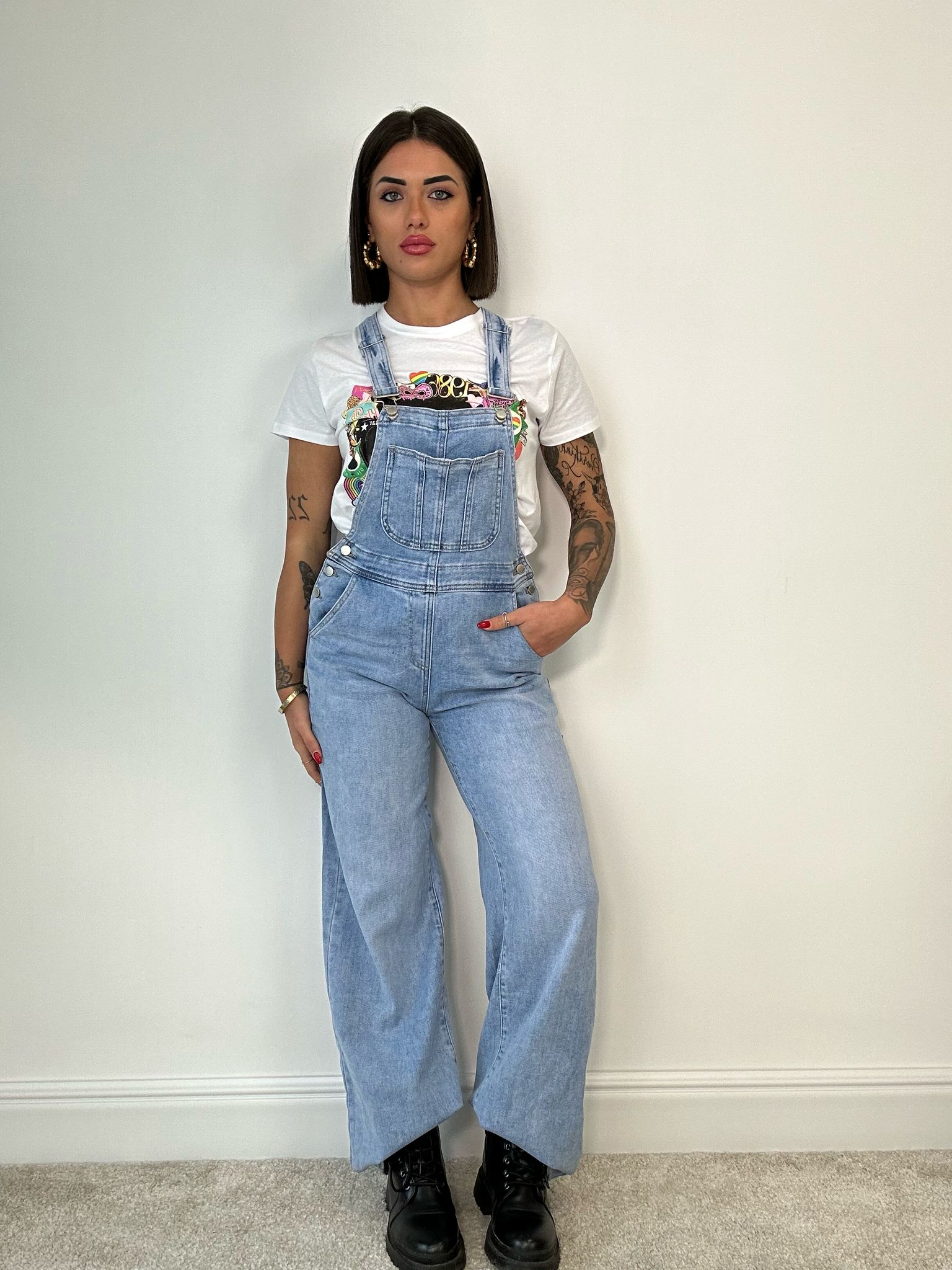 Salopette Denim - Lavaggio Chiaro