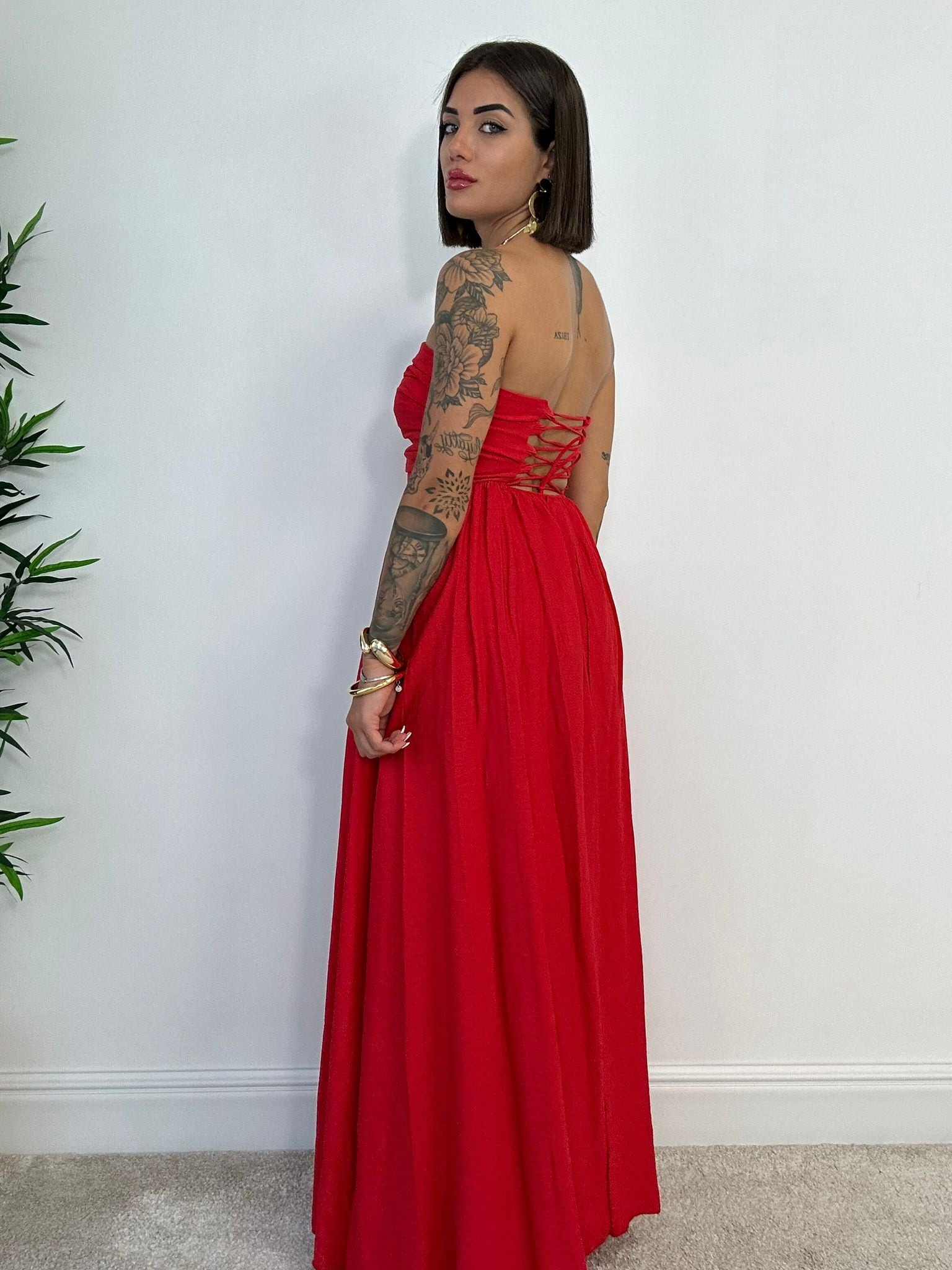 Abito Noemi - Rosso