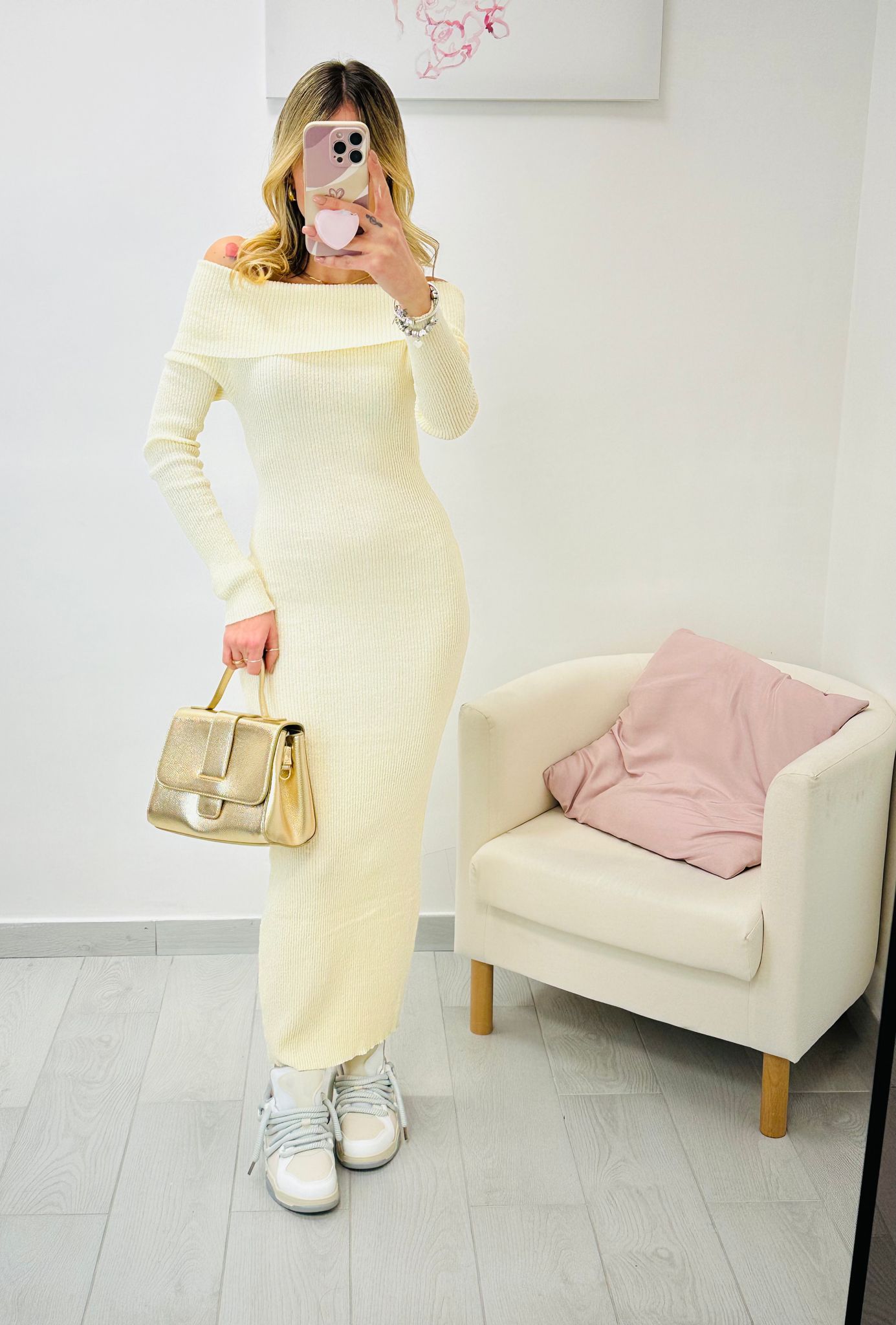 Robe Alba - Jaune Pastel - FR4285