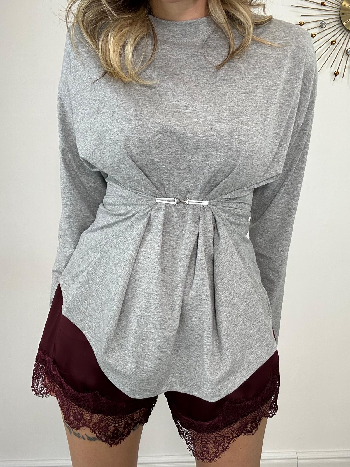 Maglia con gancio 5497 - Grigio