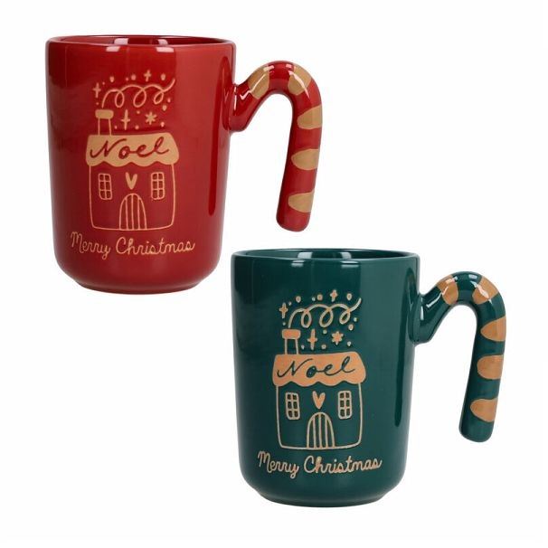 Tazze latte Tognana 2pezzi natale Candy Twist