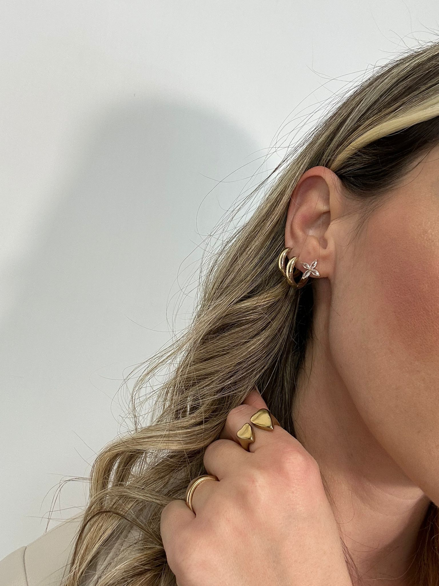 Orecchini con brillantini