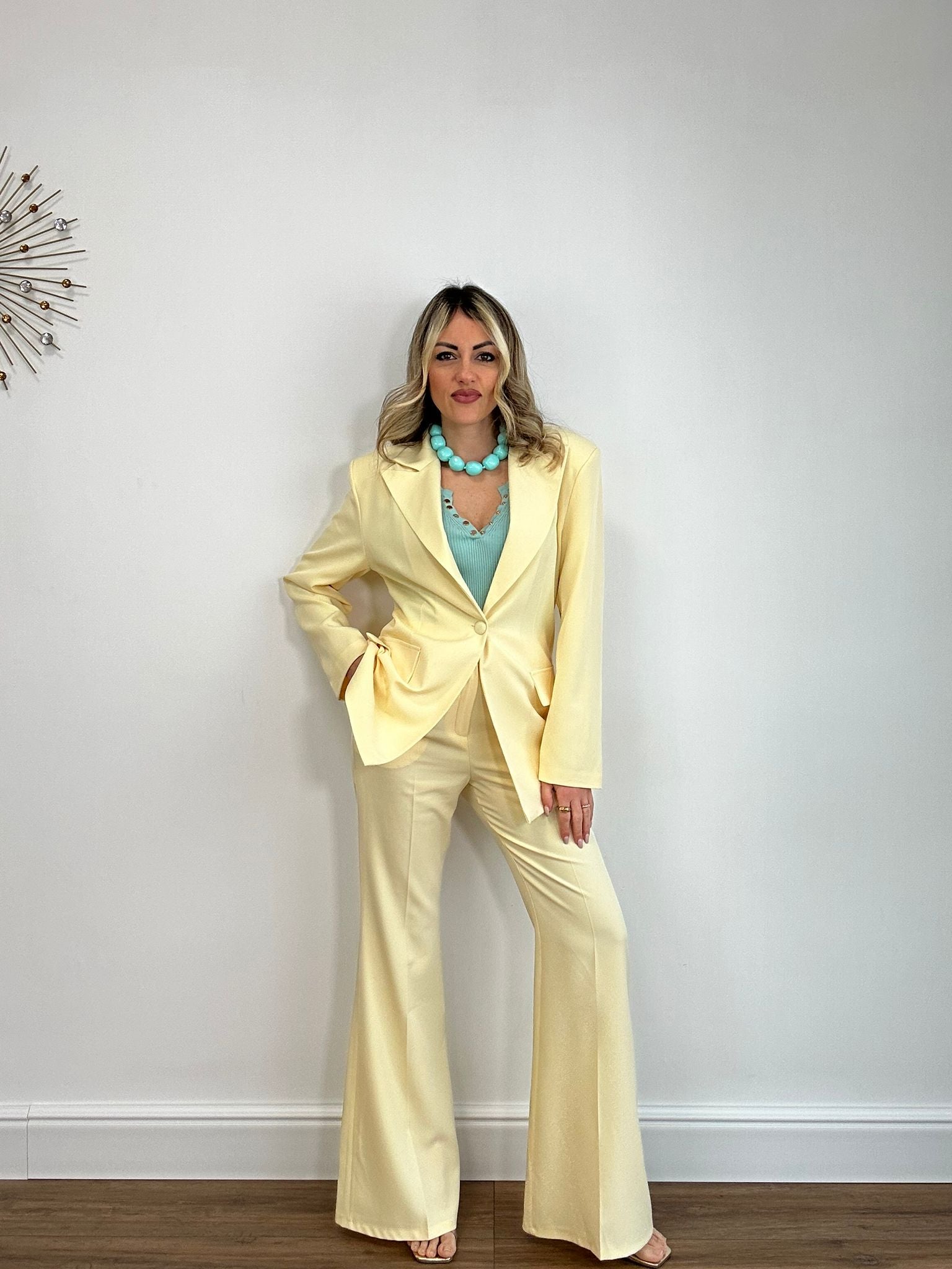 Tailleur 26095 (Blazer + Pantalone) Giallo
