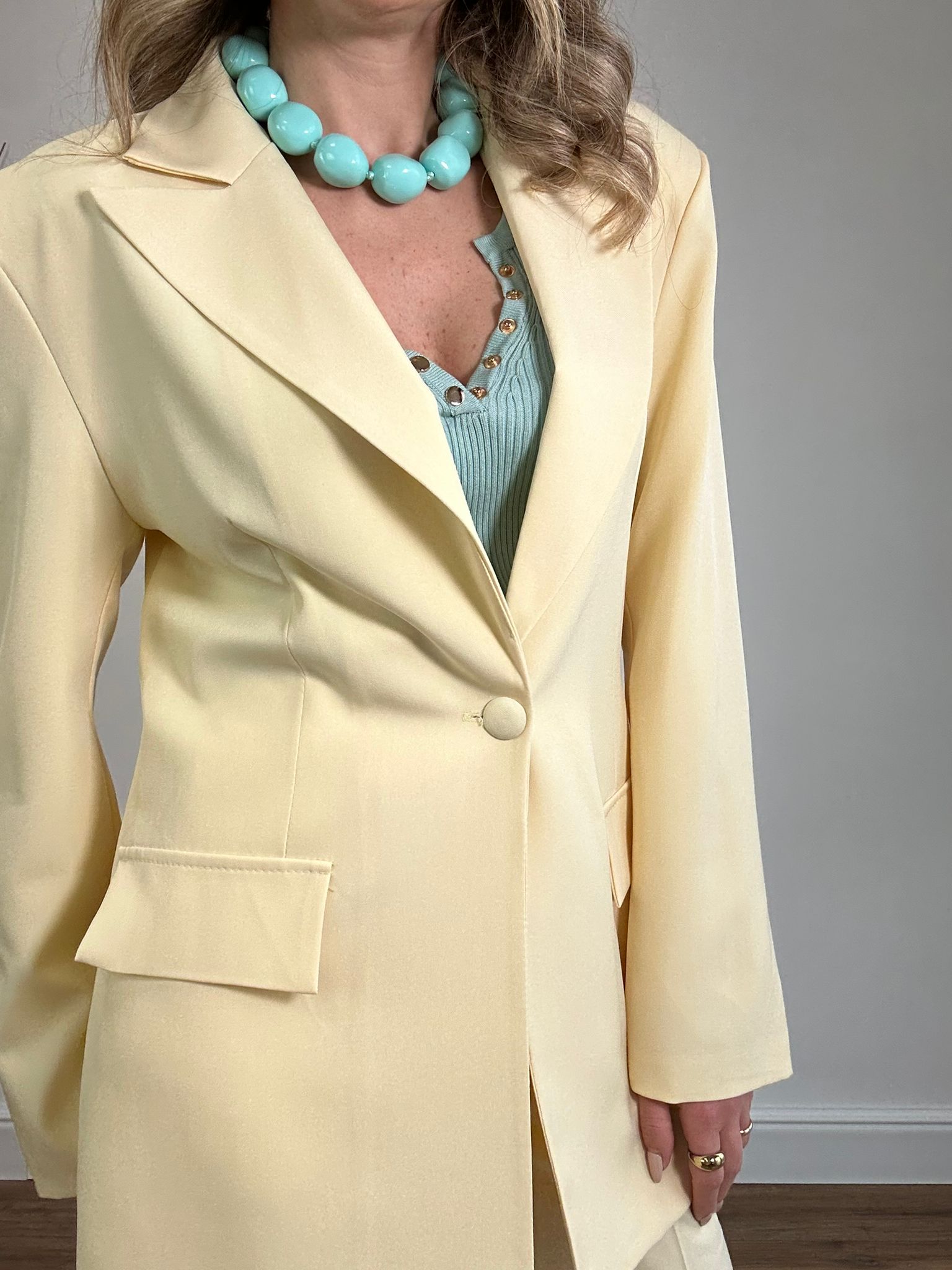 Tailleur 26095 (Blazer + Pantalone) Giallo
