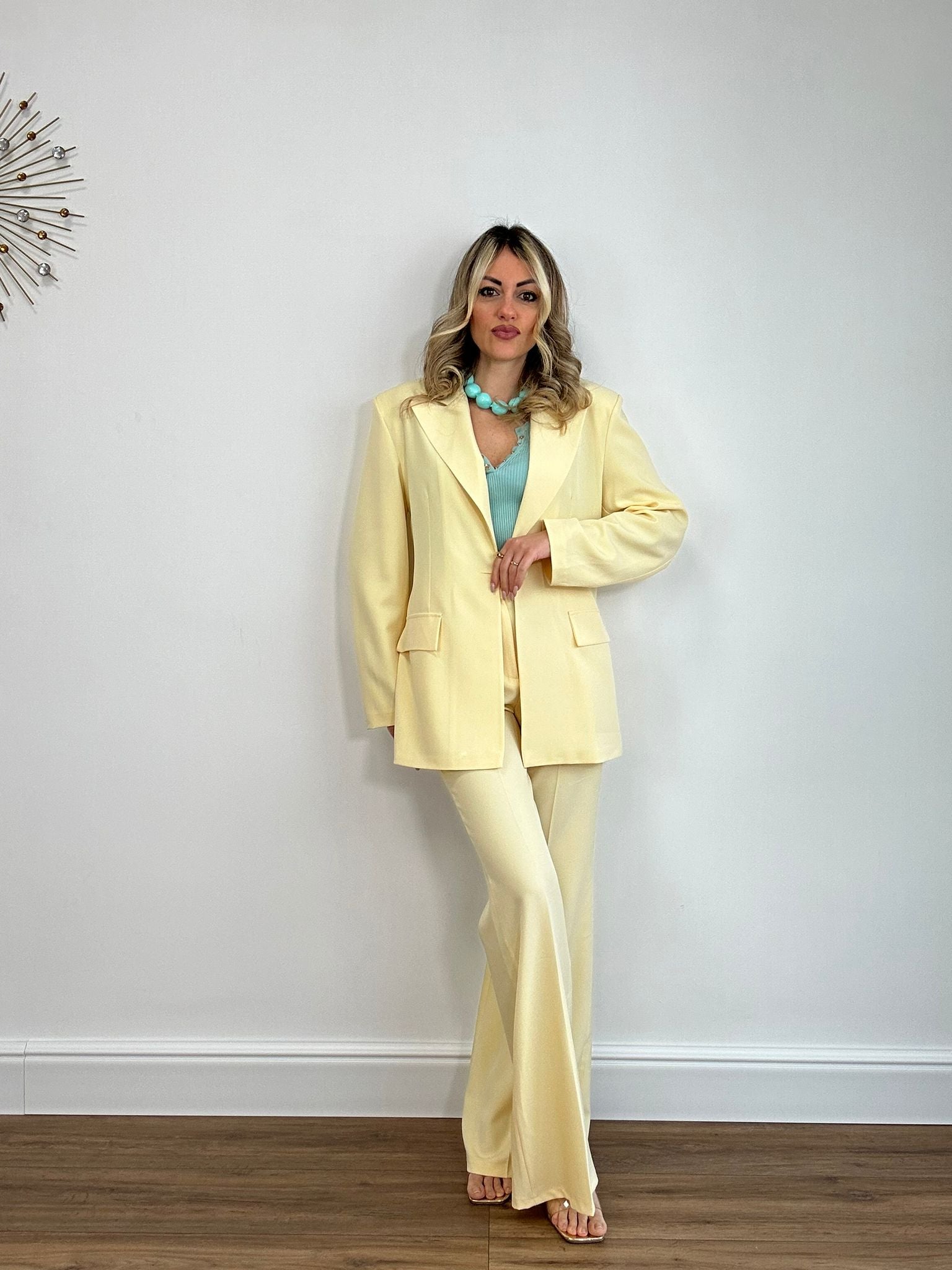 Tailleur 26095 (Blazer + Pantalone) Giallo