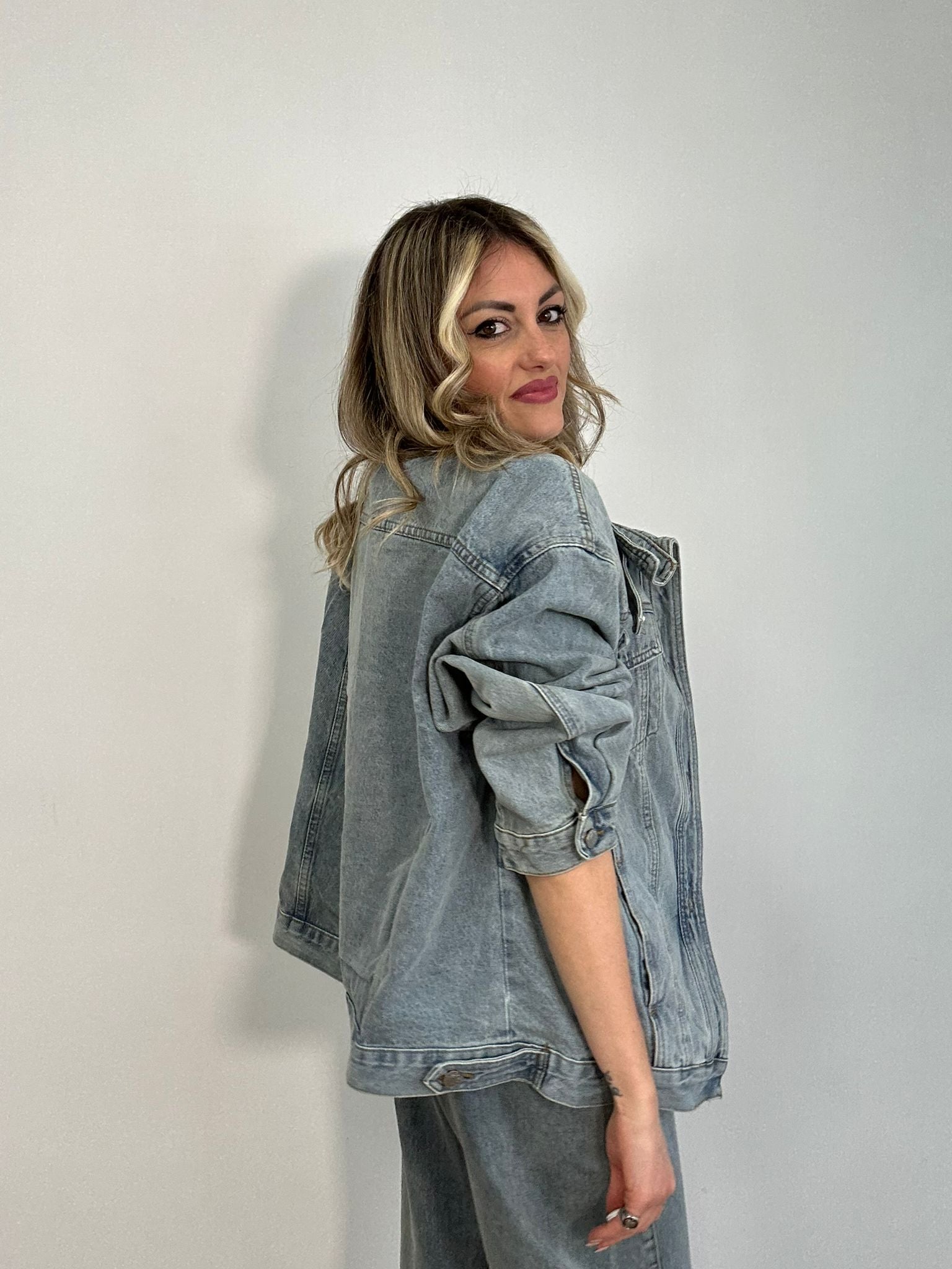 Giacca di Jeans Oversize 6665