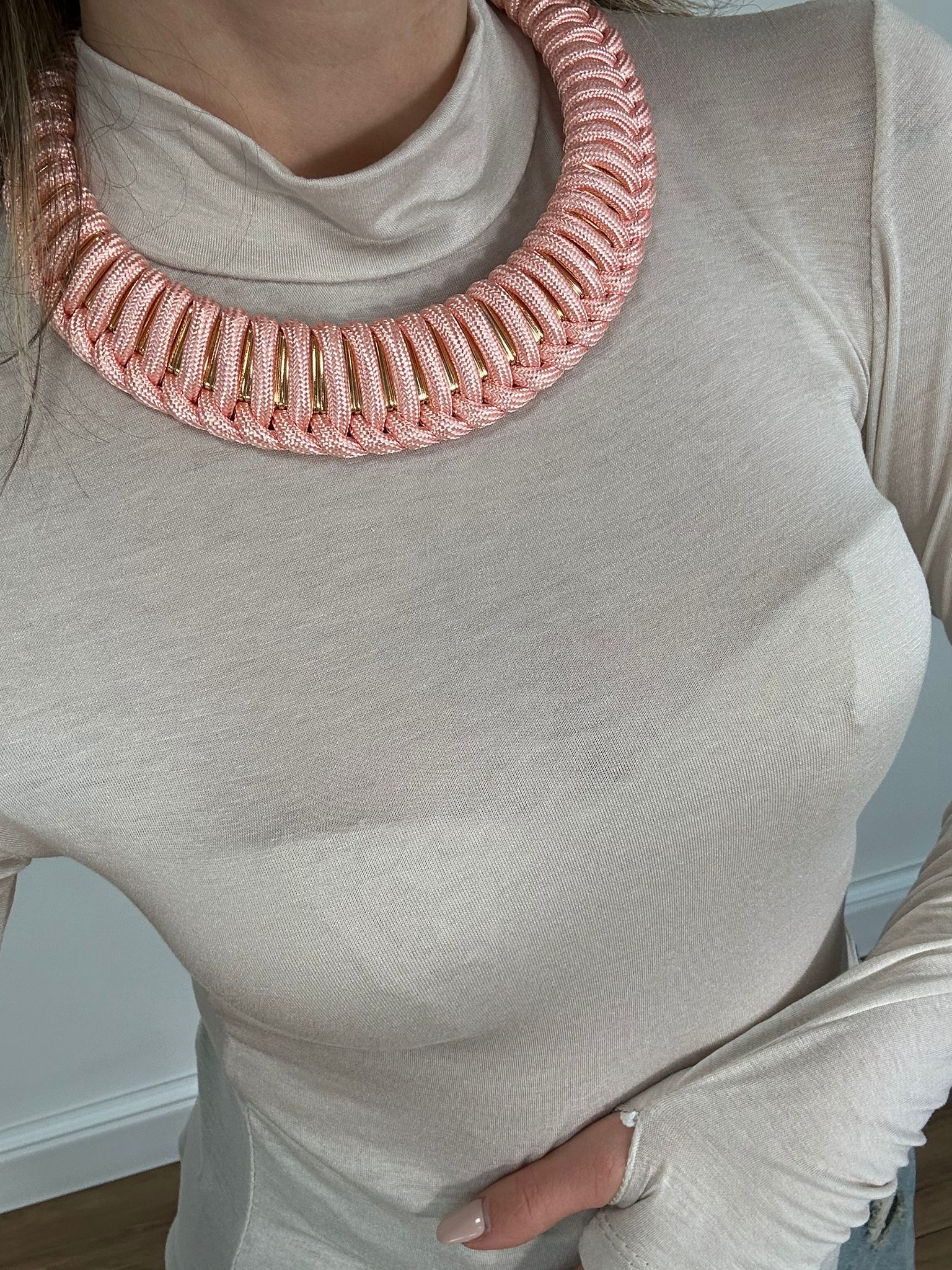 Collana girocollo - Rosa