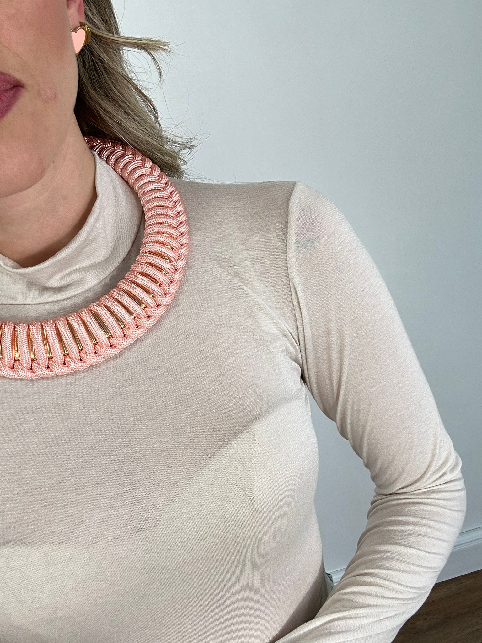 Collana girocollo - Rosa