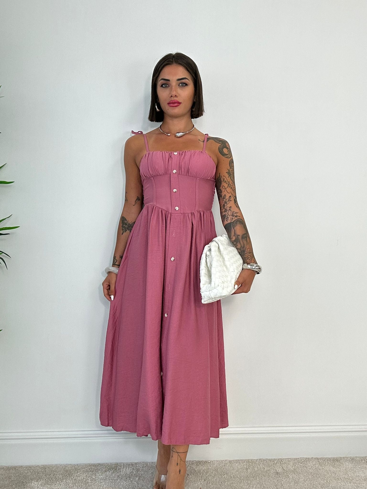 Abito Milena - Rosa Scuro
