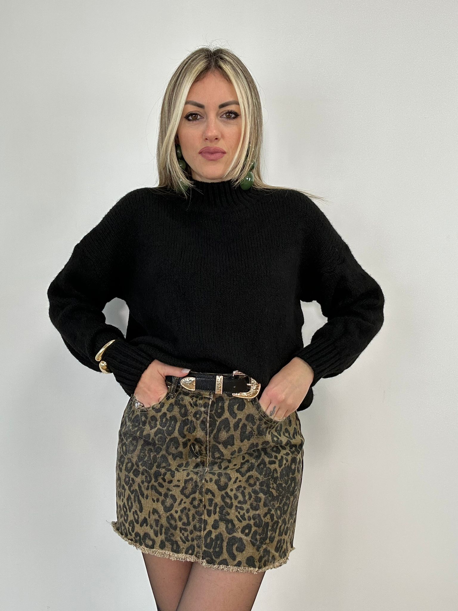 Maglione A2516 - Nero