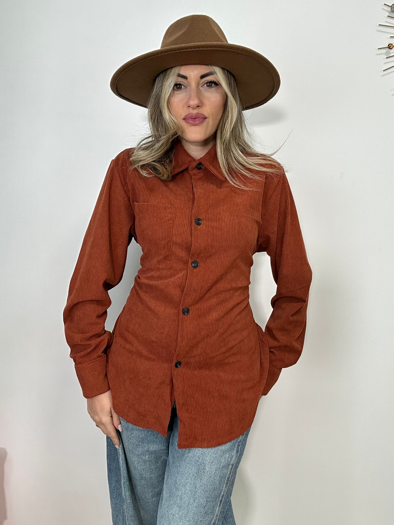 Camicia 6805 - Coccio