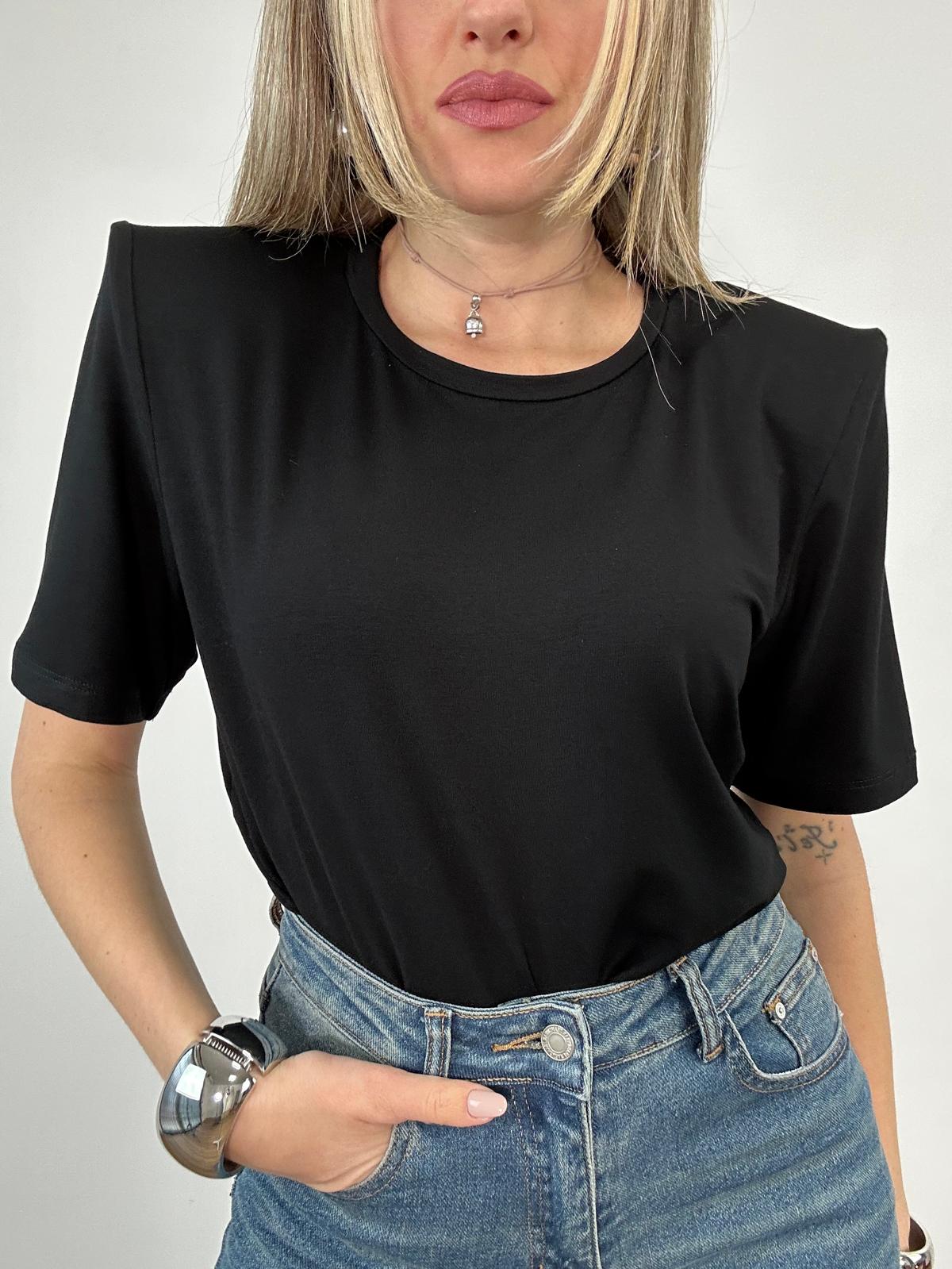 Body con spalline 01 - Nero