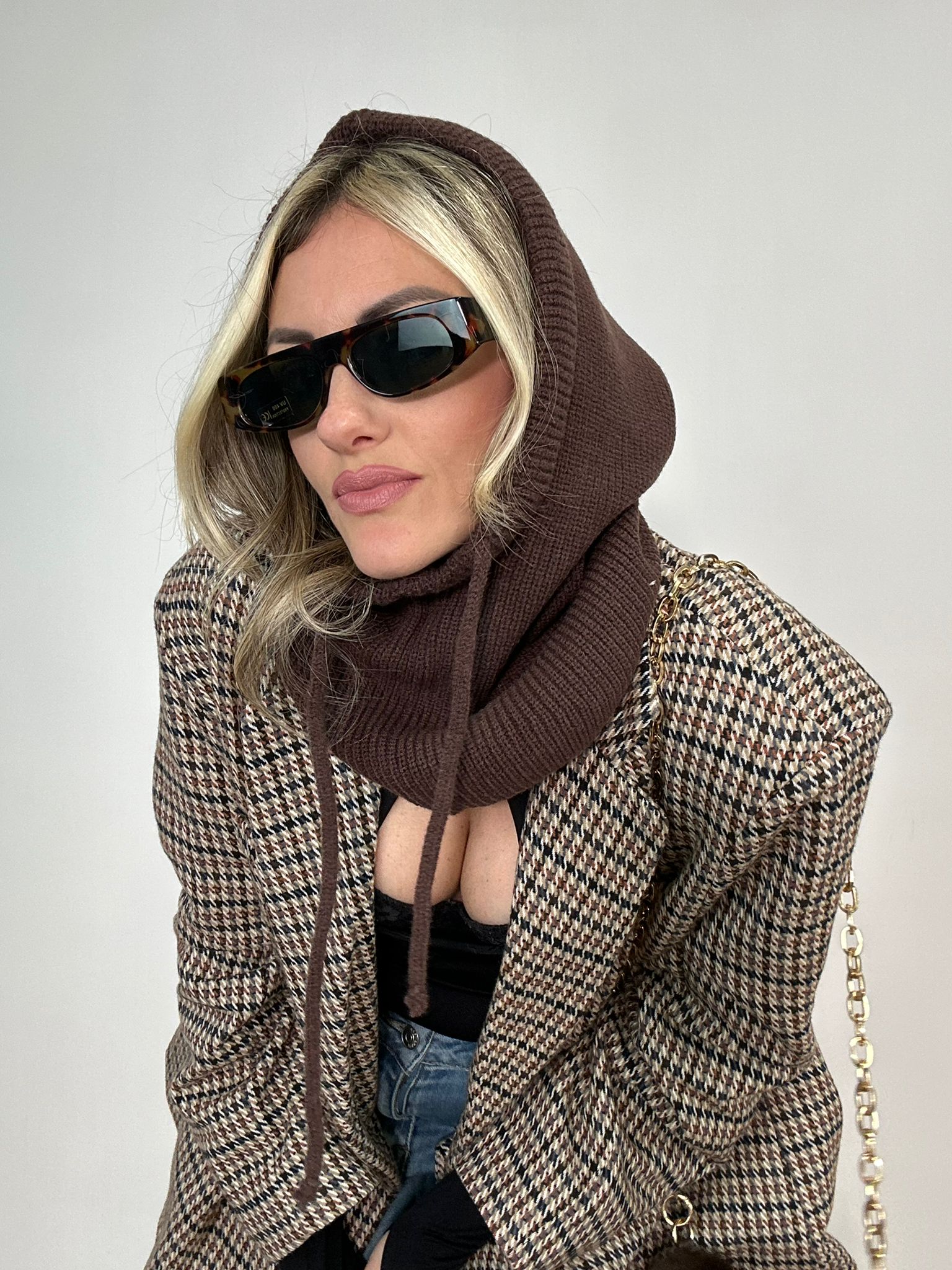 Cappello ca1501 balaclava - Marrone