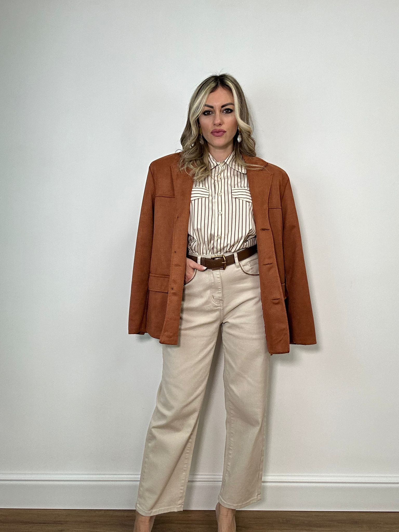 Giacca in Camoscio - Ruggine