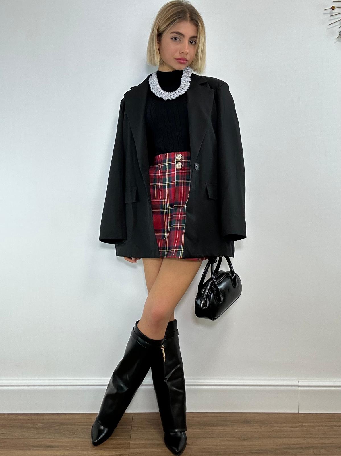 Gonna Tartan 30744 - Rosso