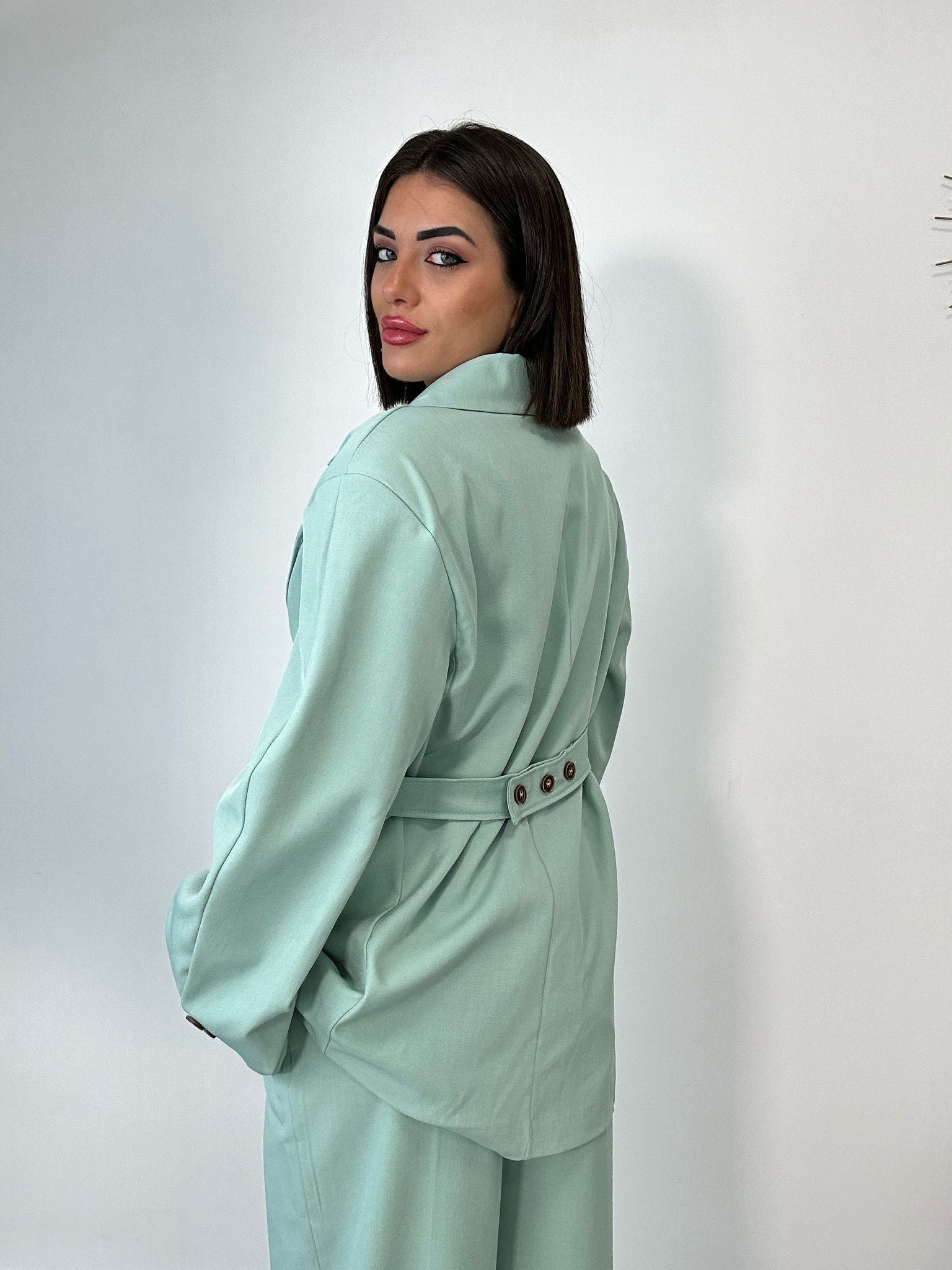 Tailleur Lio (Blazer + Pantalone) Verde Acqua