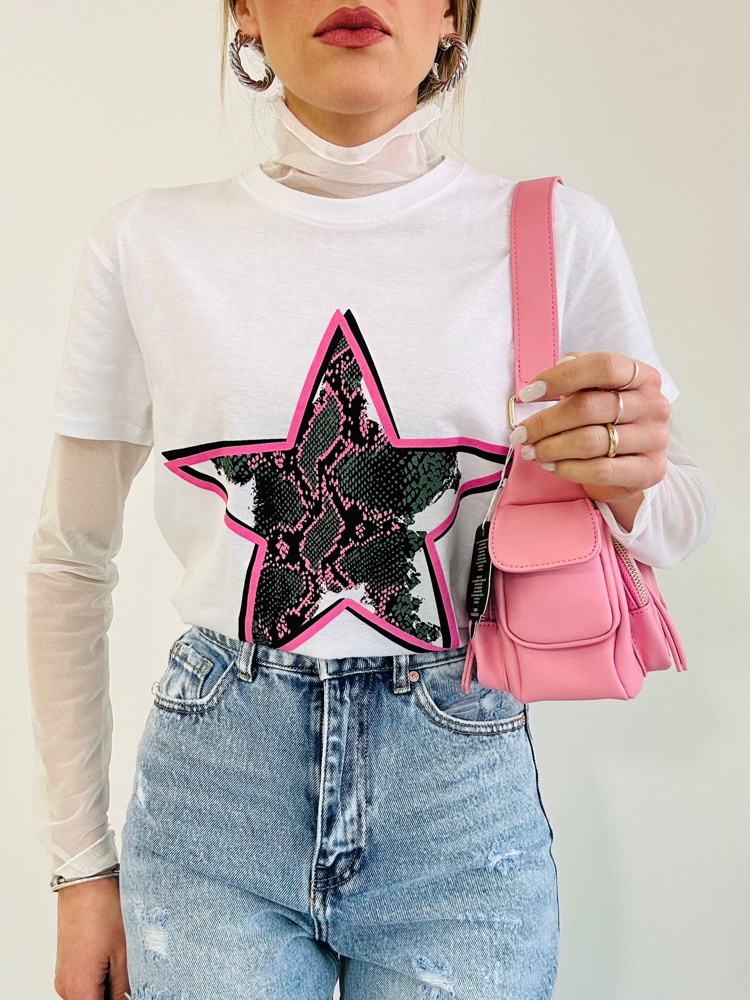 T-shirt Étoile - Blanc