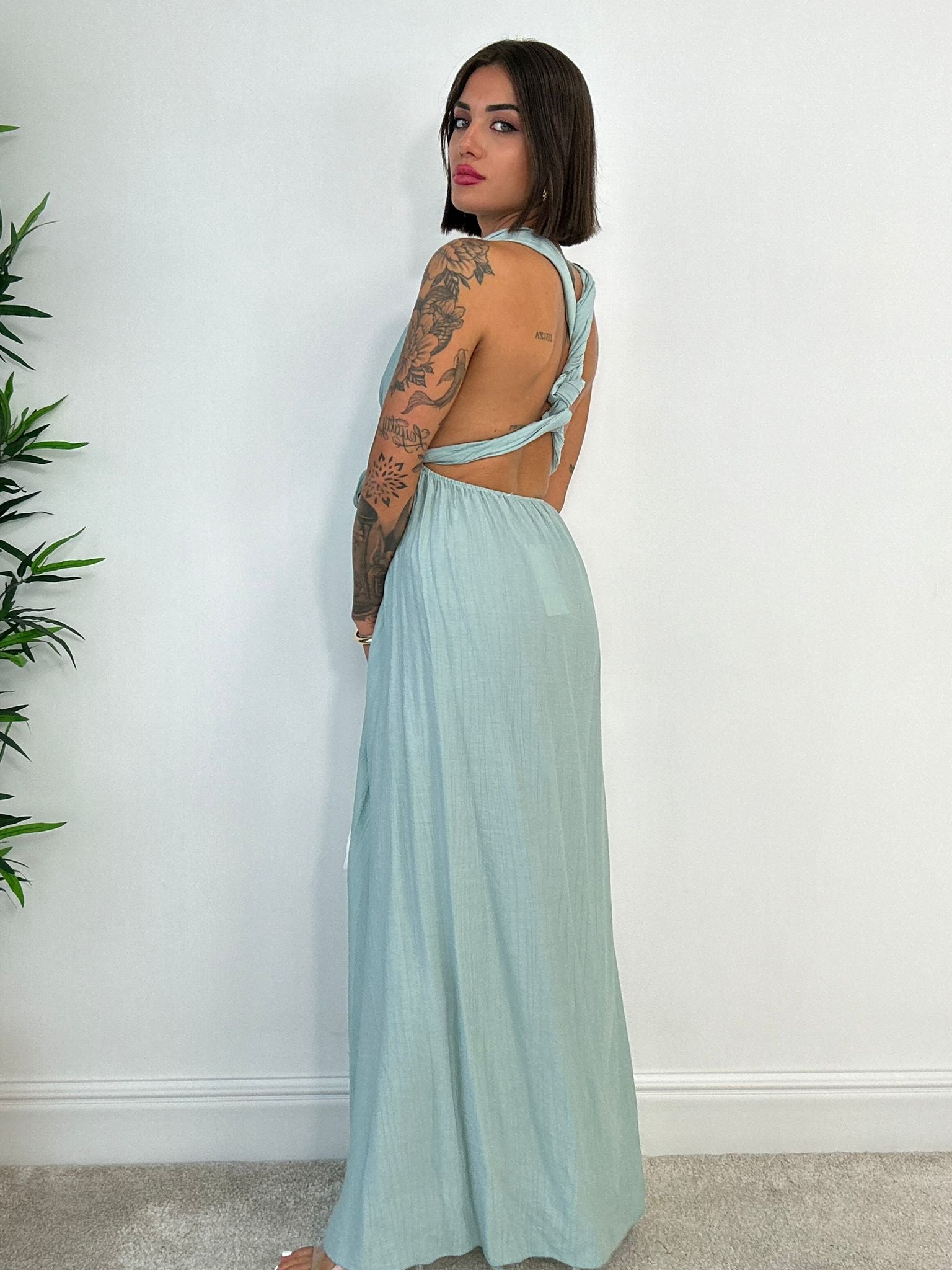 Abito Cleo - Verde Menta