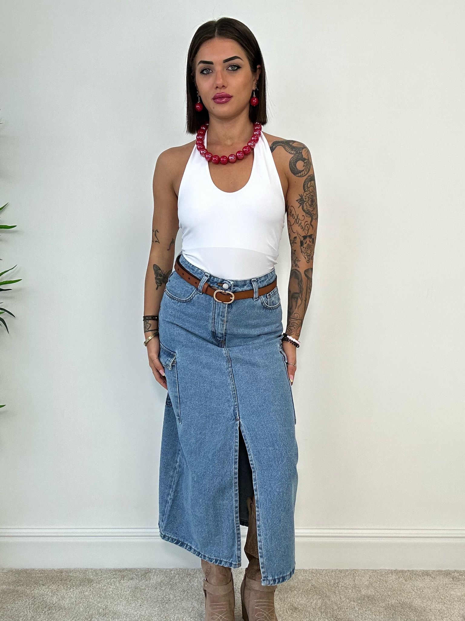 Jeansrock – Helle Waschung