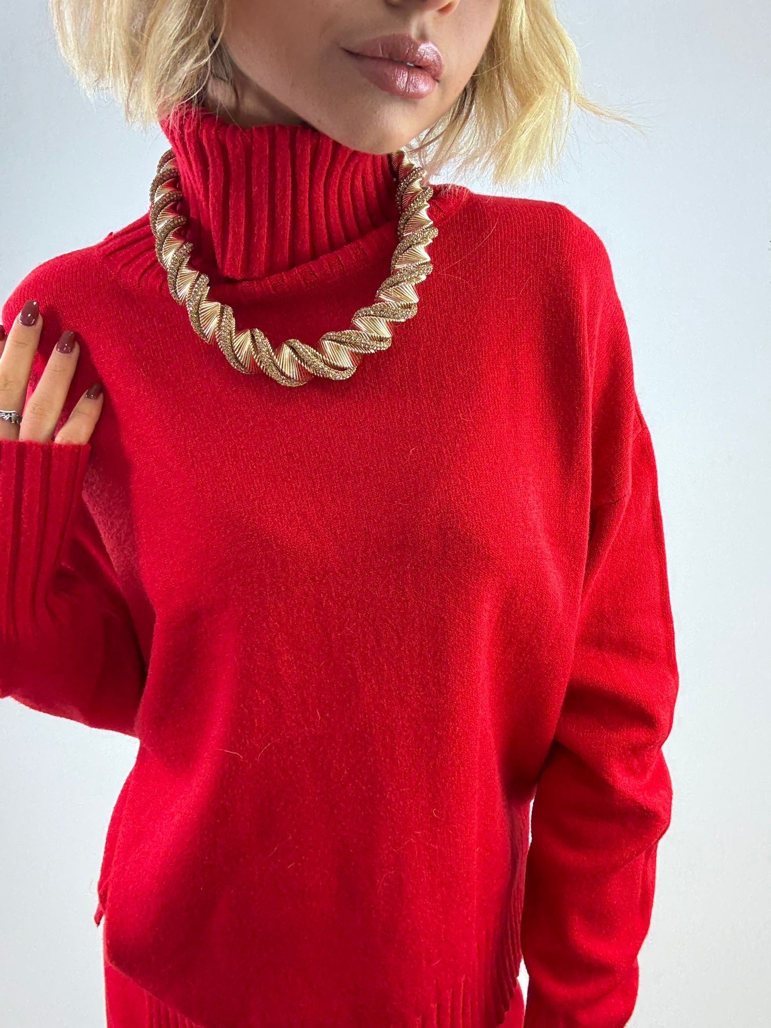 Collana intrecciata - Oro