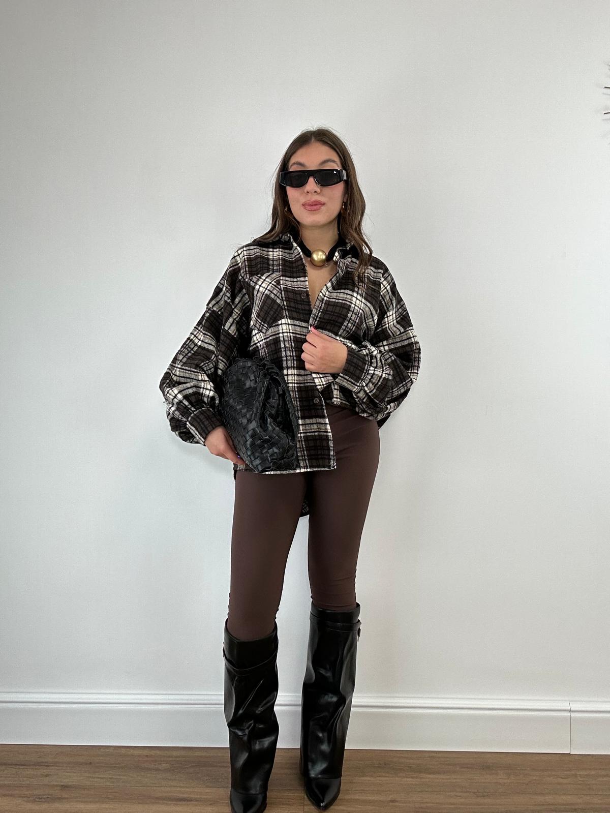 Camicia 24616 - Marrone