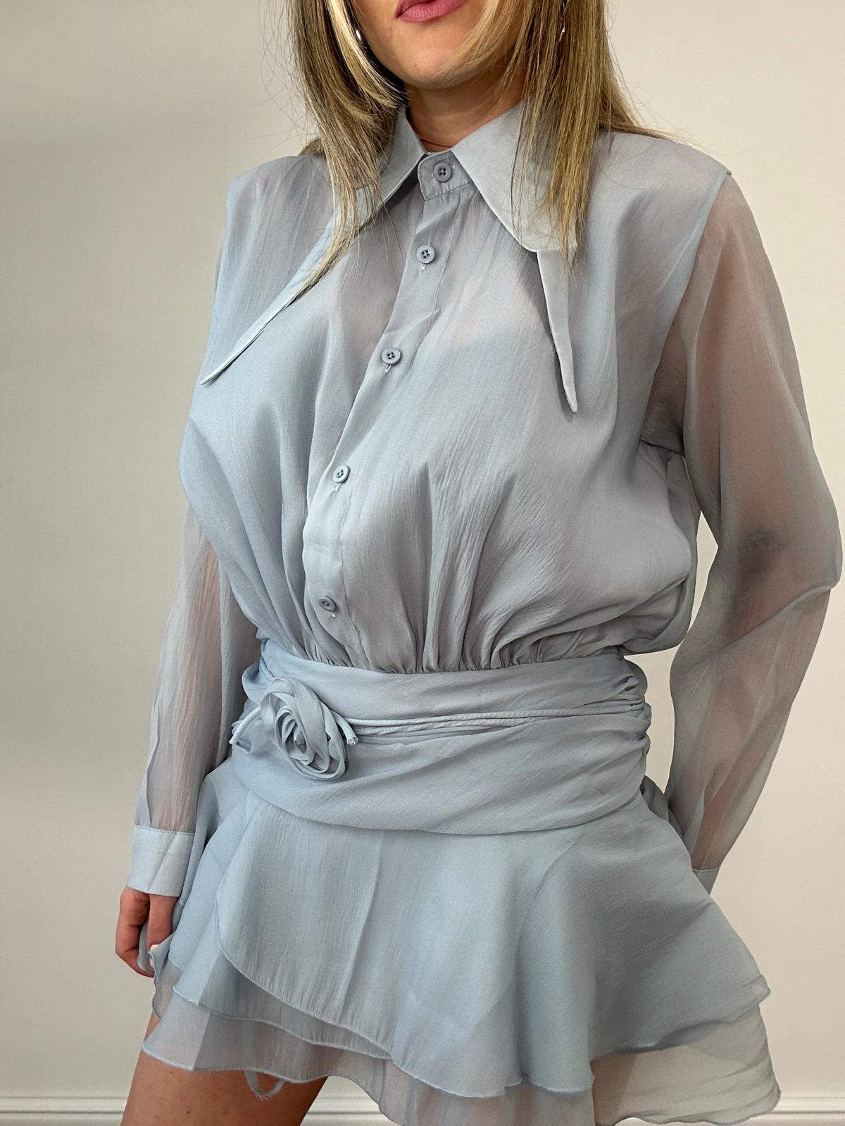 Abito W32951 - Azzurro Polvere